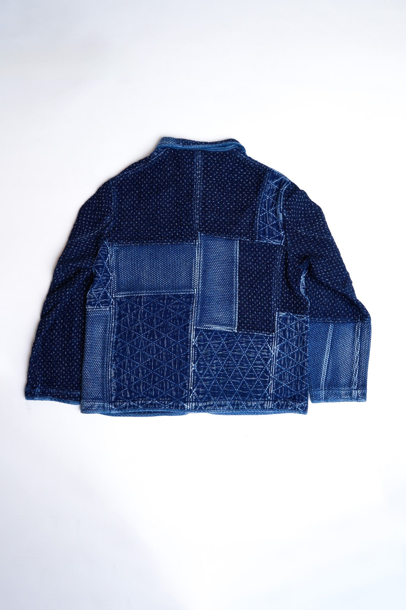 SUPER KENDO & SASHIKO PATCHWORK BORO JACKET - INDIGO