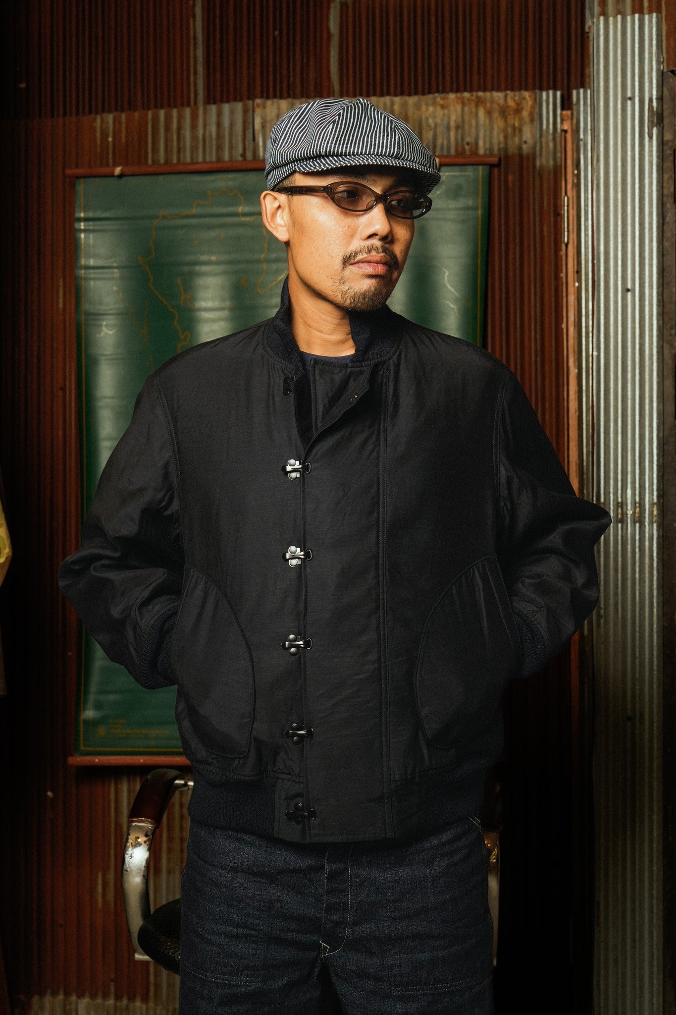 BR15762 Type DECK HOOK “RAYON COTTON VERSION NAVY DEPARTMENT” - NAVY