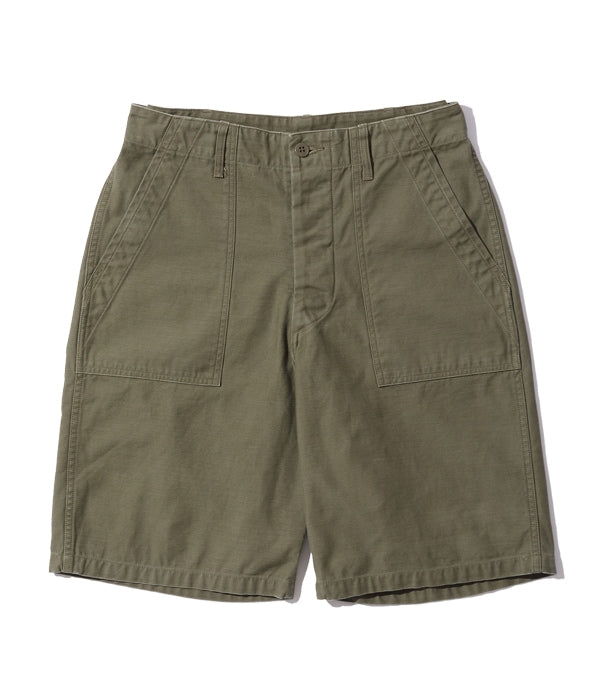 BR51735 TROUSERS, MEN'S, COTTON SATEEN OLIVE GREEN QM SHADE 107, TYPE Ⅰ, CLASS SHORTS - OLIVE