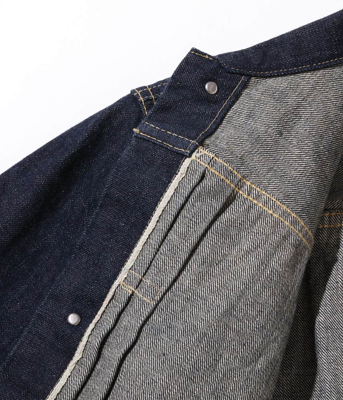 BR16041 WORLD WAR II DENIM BLOUSE - INDIGO