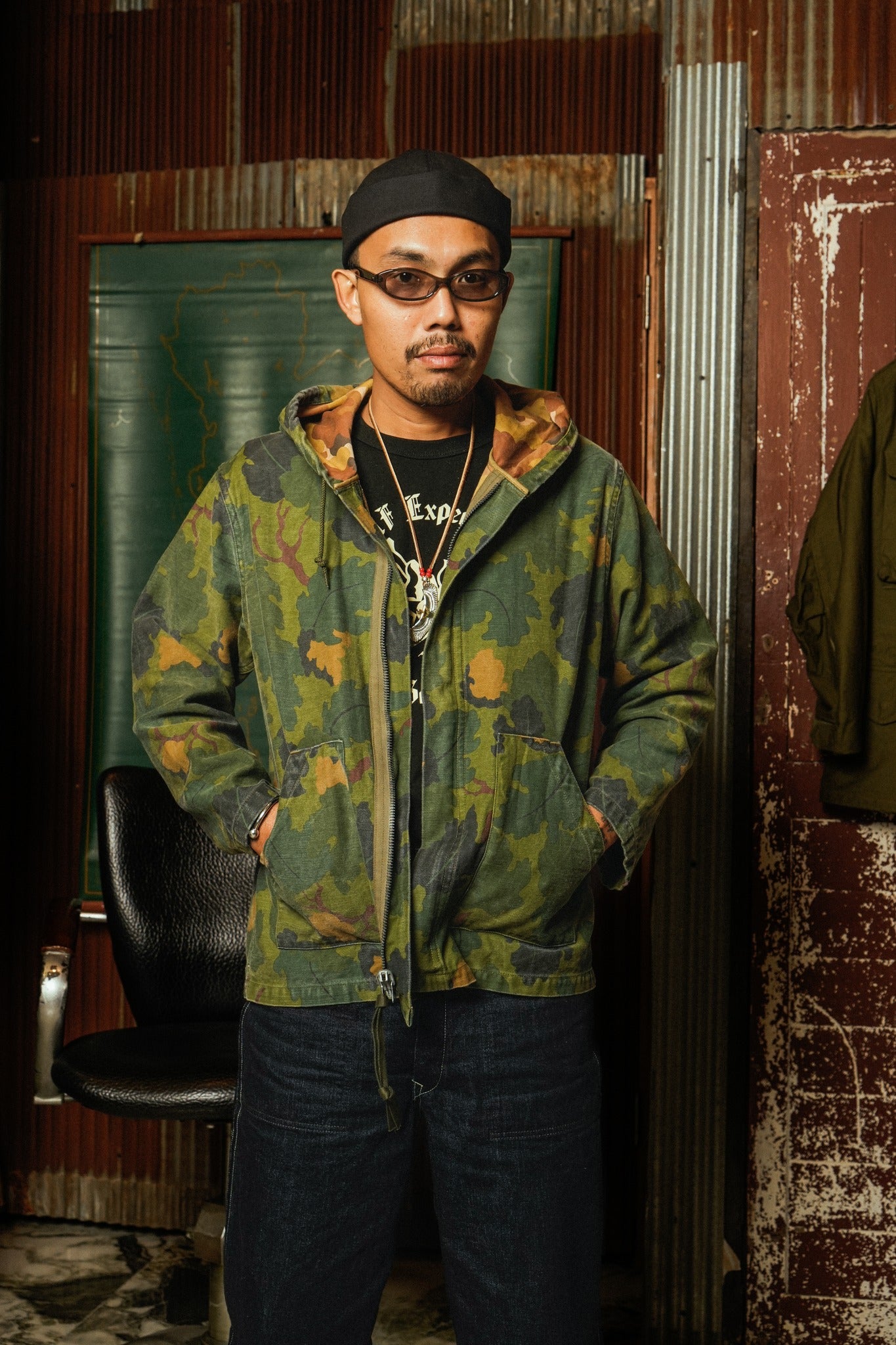 BR15519 MITCHELL PATTERN CAMOUFLAGE PARKA CIVILIAN MODEL - CAMOUFLAGE - CAMOUFLAGE