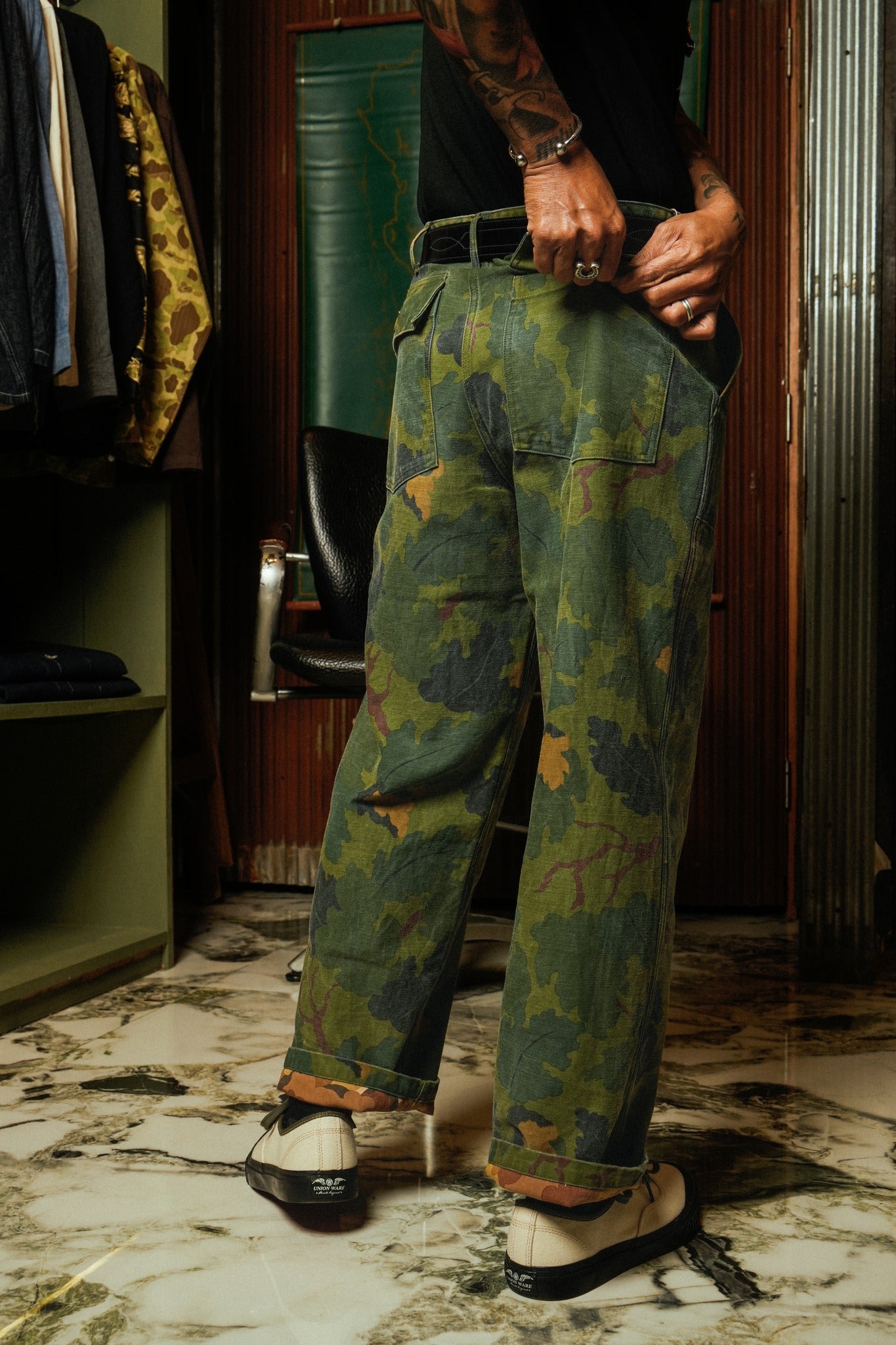 BR42452 MITCHELL PATTERN CAMOUFLAGE TROUSERS CIVILIAN MODEL - CAMOUFLAGE