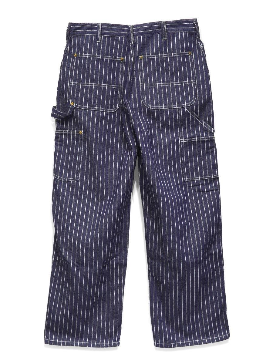 10165 WABASH DENIM DOUBLE KNEE PAINTER PANTS - INDIGO ONE WASH