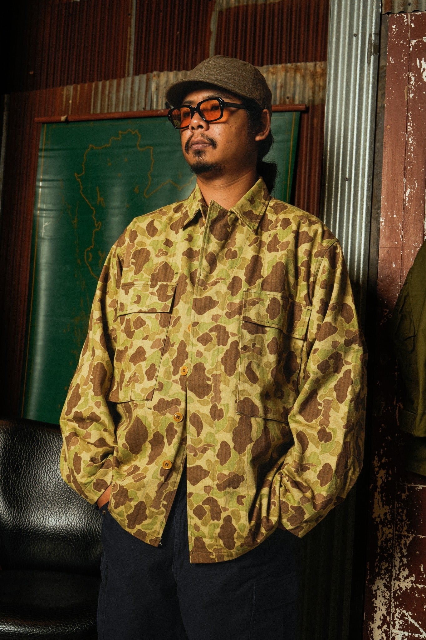 BR15753 JACKETS HERRINGBONE TWILL CAMOUFLAGE - CAMOUFLAGE