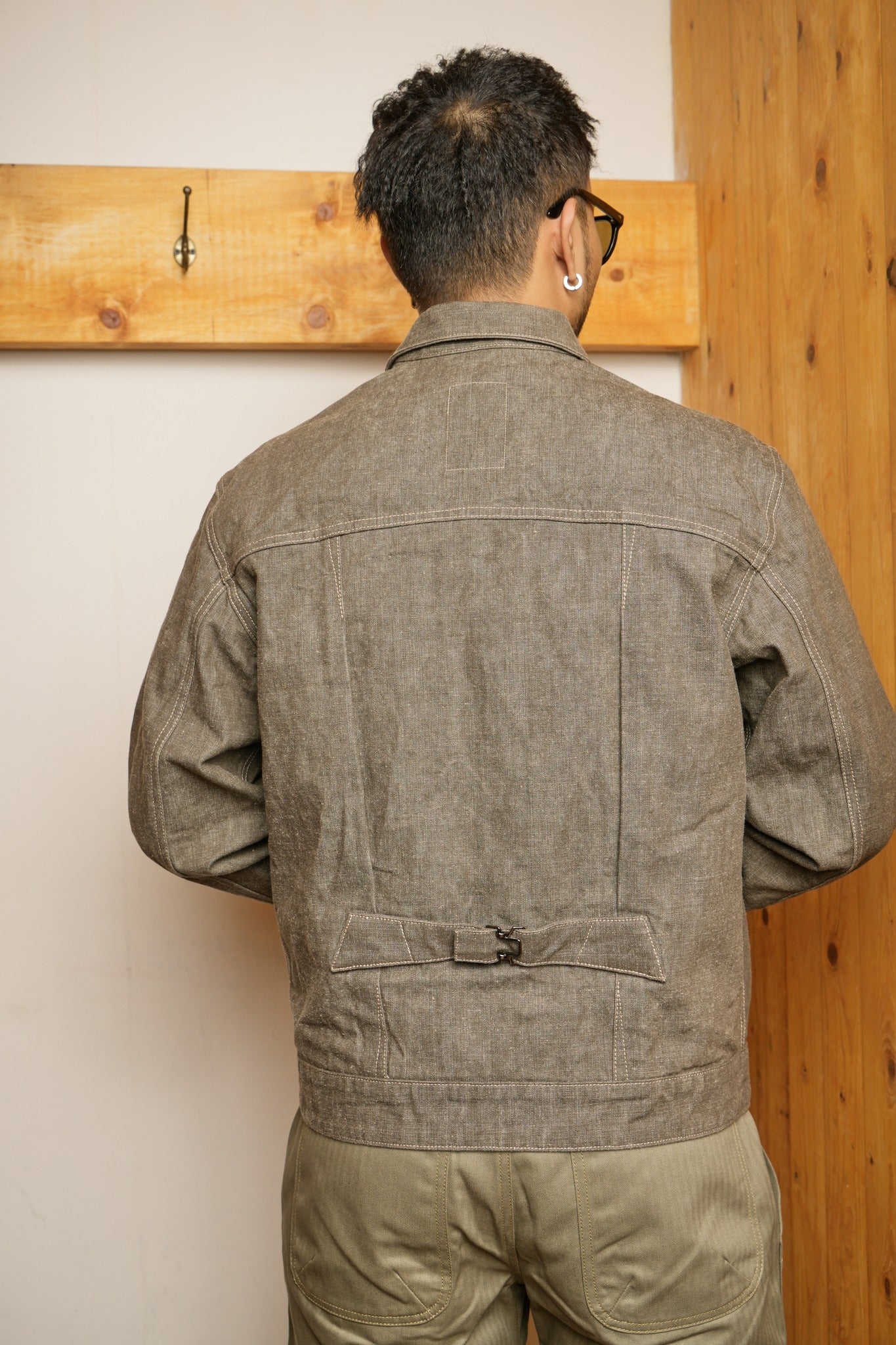 RODEO DUNGAREE JACKET - KHAKI