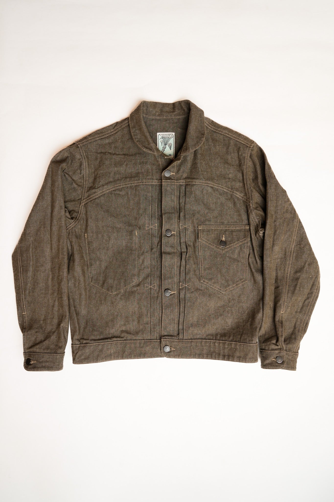 RODEO DUNGAREE JACKET - KHAKI