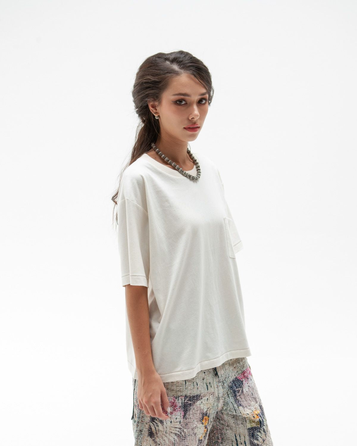BOWL TEE - NATURAL