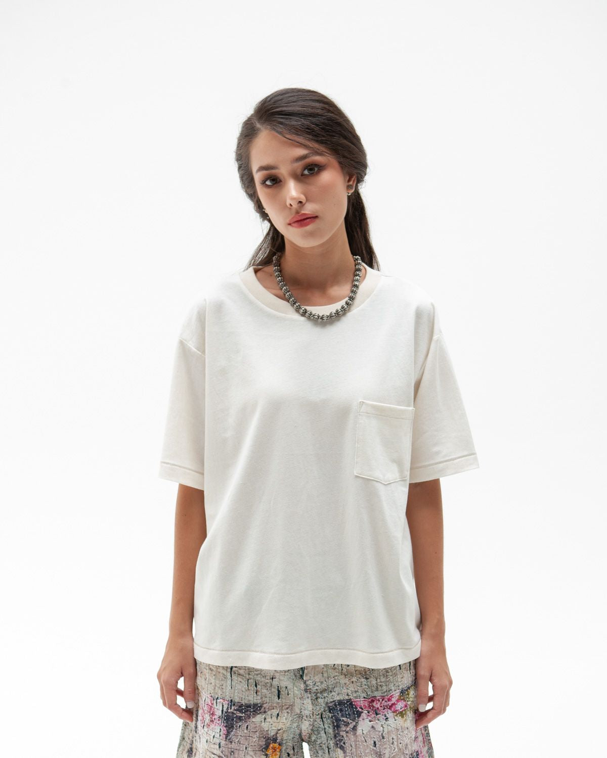 BOWL TEE - NATURAL