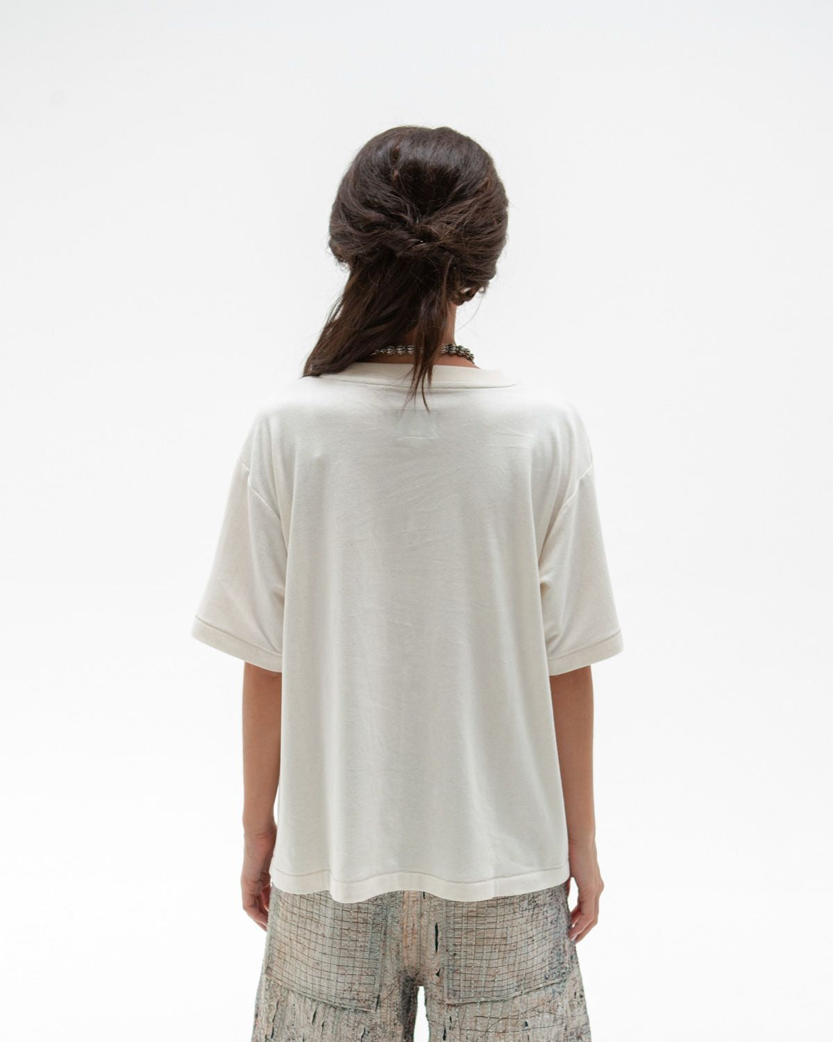 BOWL TEE - NATURAL