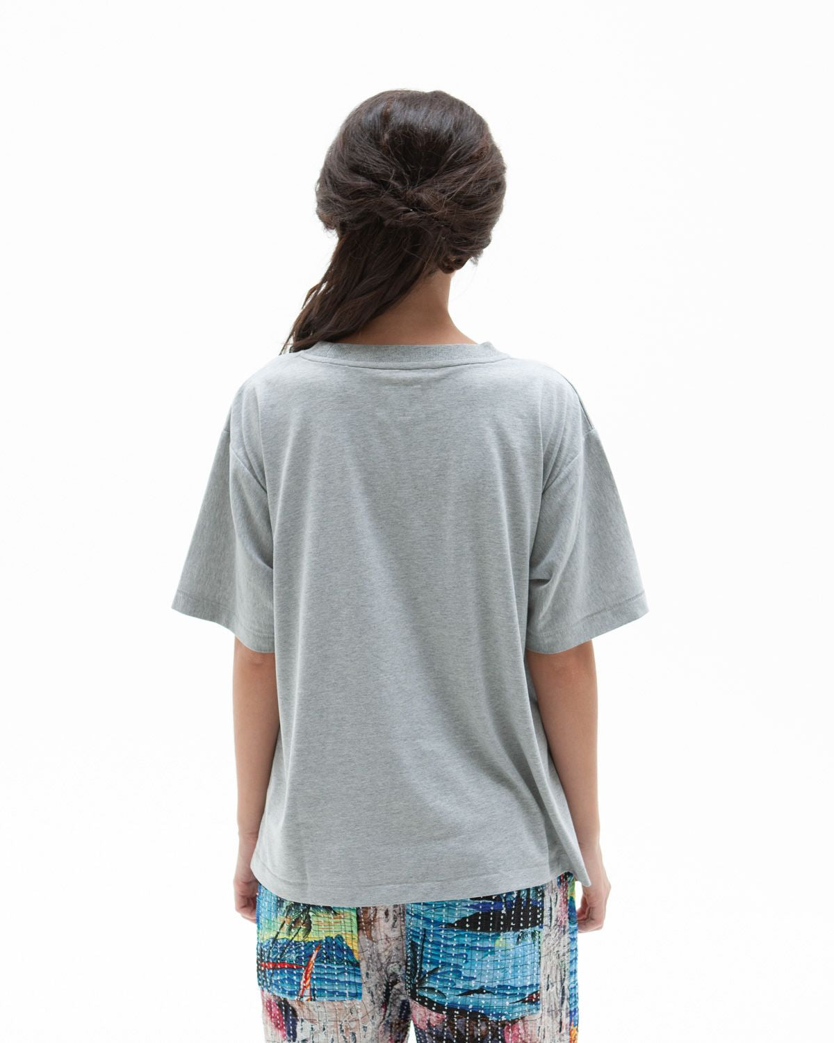 BOWL TEE - LIGHT GREY