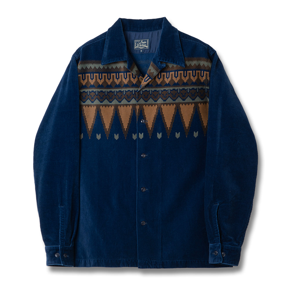 5731 INDIGO CORDUROY SHIRT - INDIGO