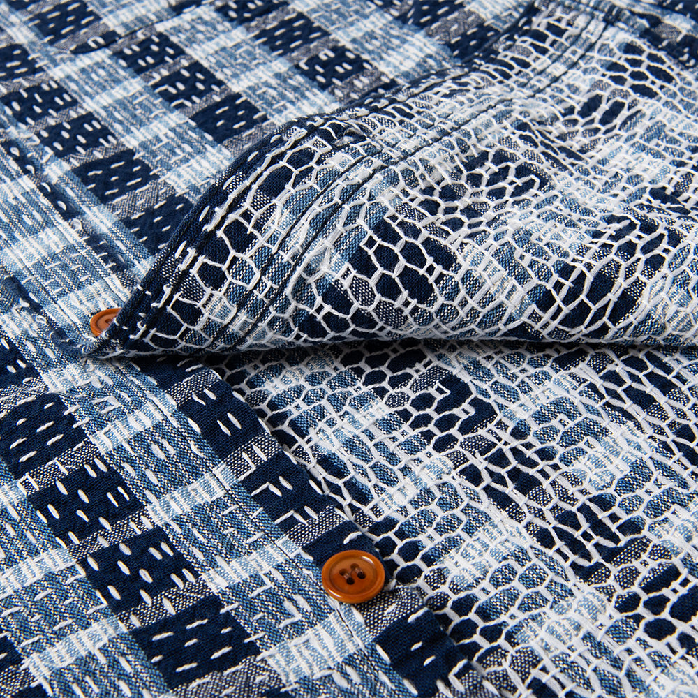 5737 Indigo Workwear Long Sleeve Shirt - INDIGO