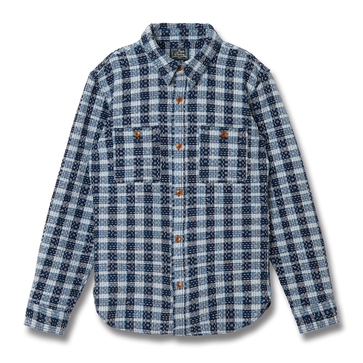 5737 Indigo Workwear Long Sleeve Shirt - INDIGO