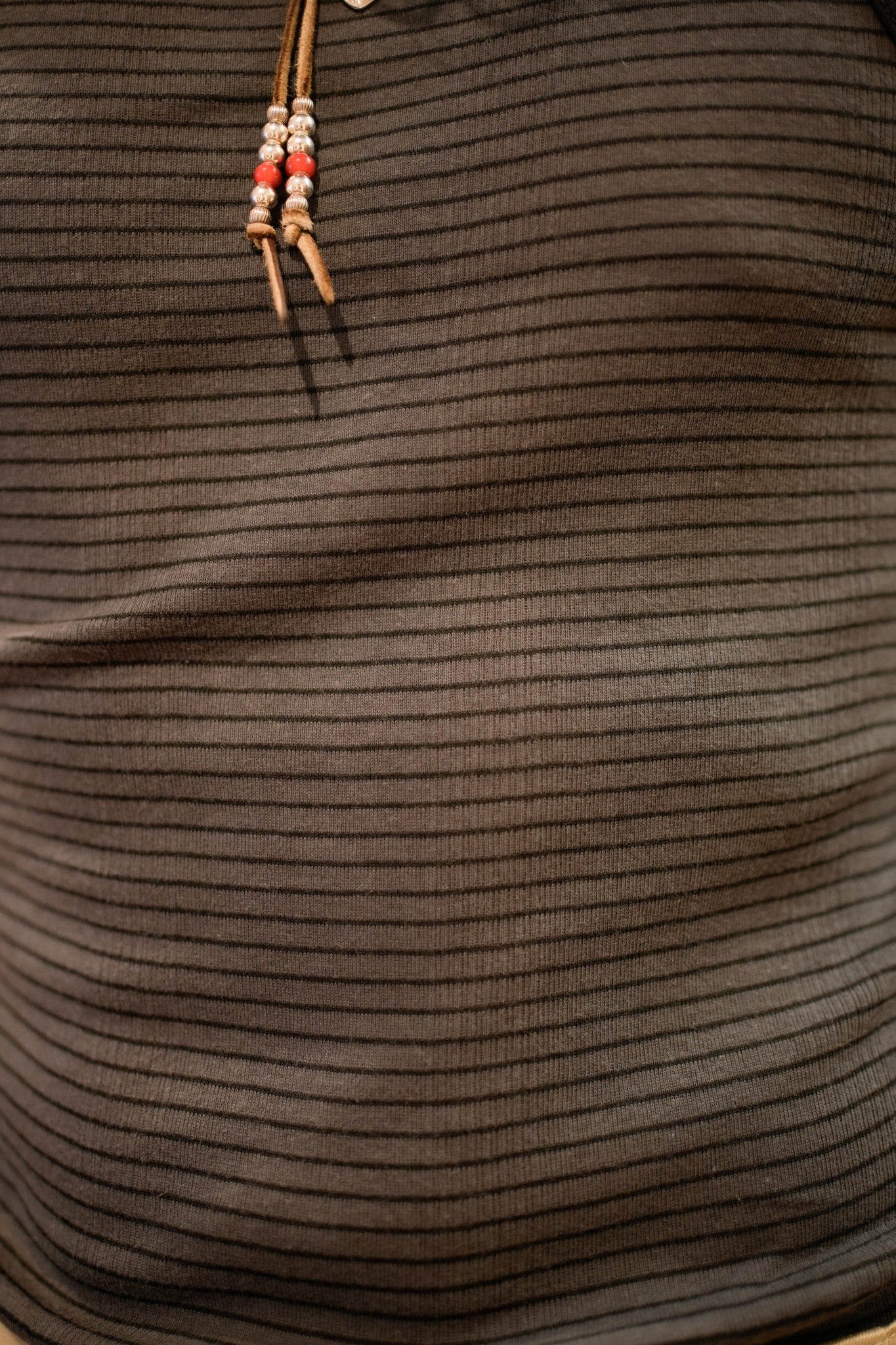 Panel ribbed tank top - CHARCOAL GRAY/BLACK