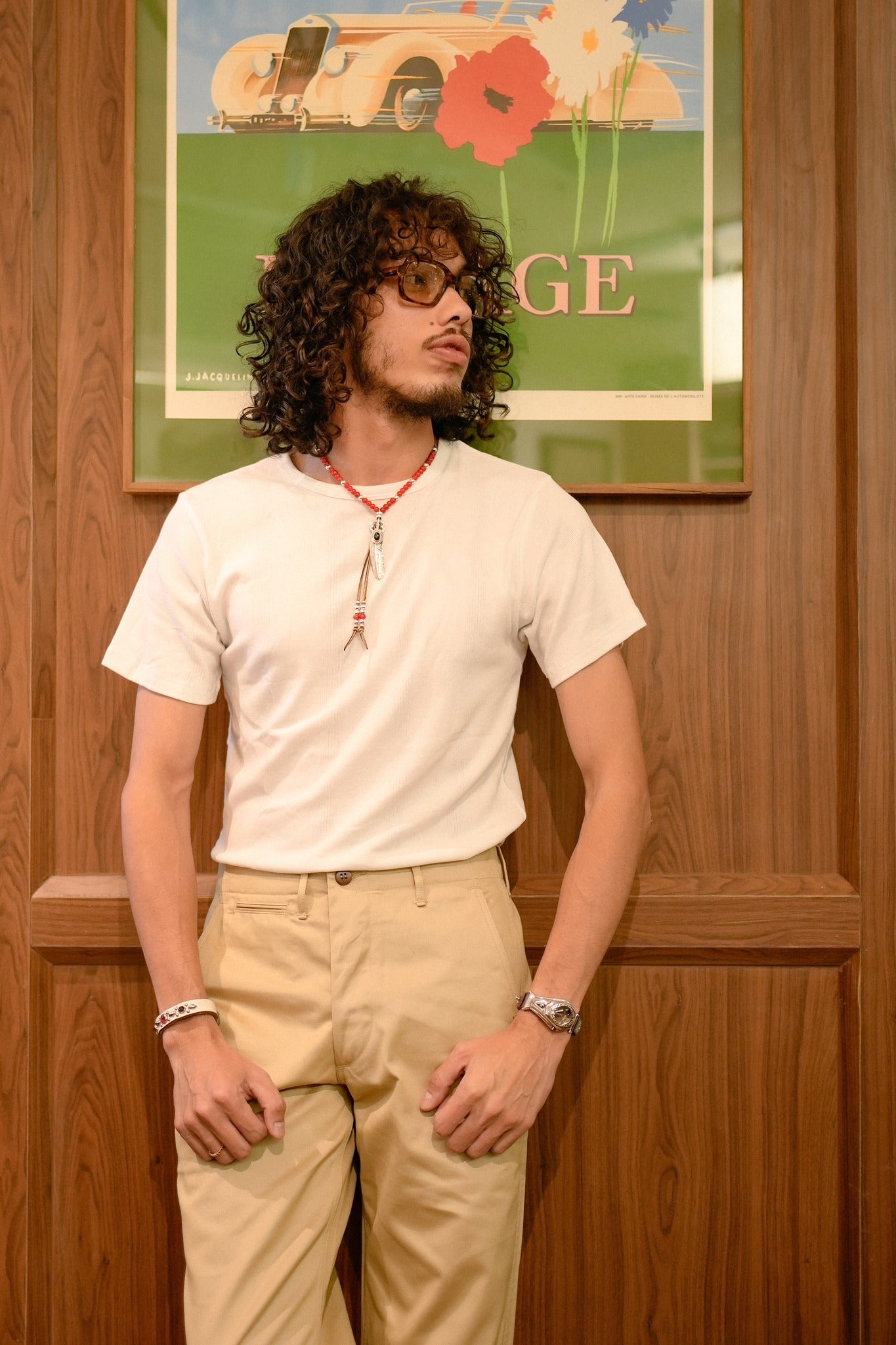 3P Panel ribbed tank T-shirt - AS-A