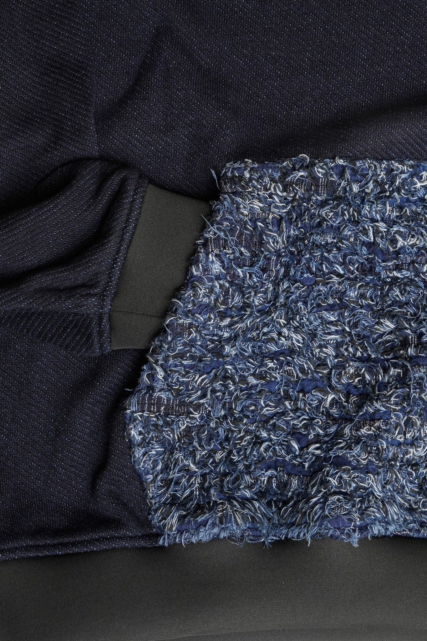 KNIT BORO SWEATSHIRT - INDIGO