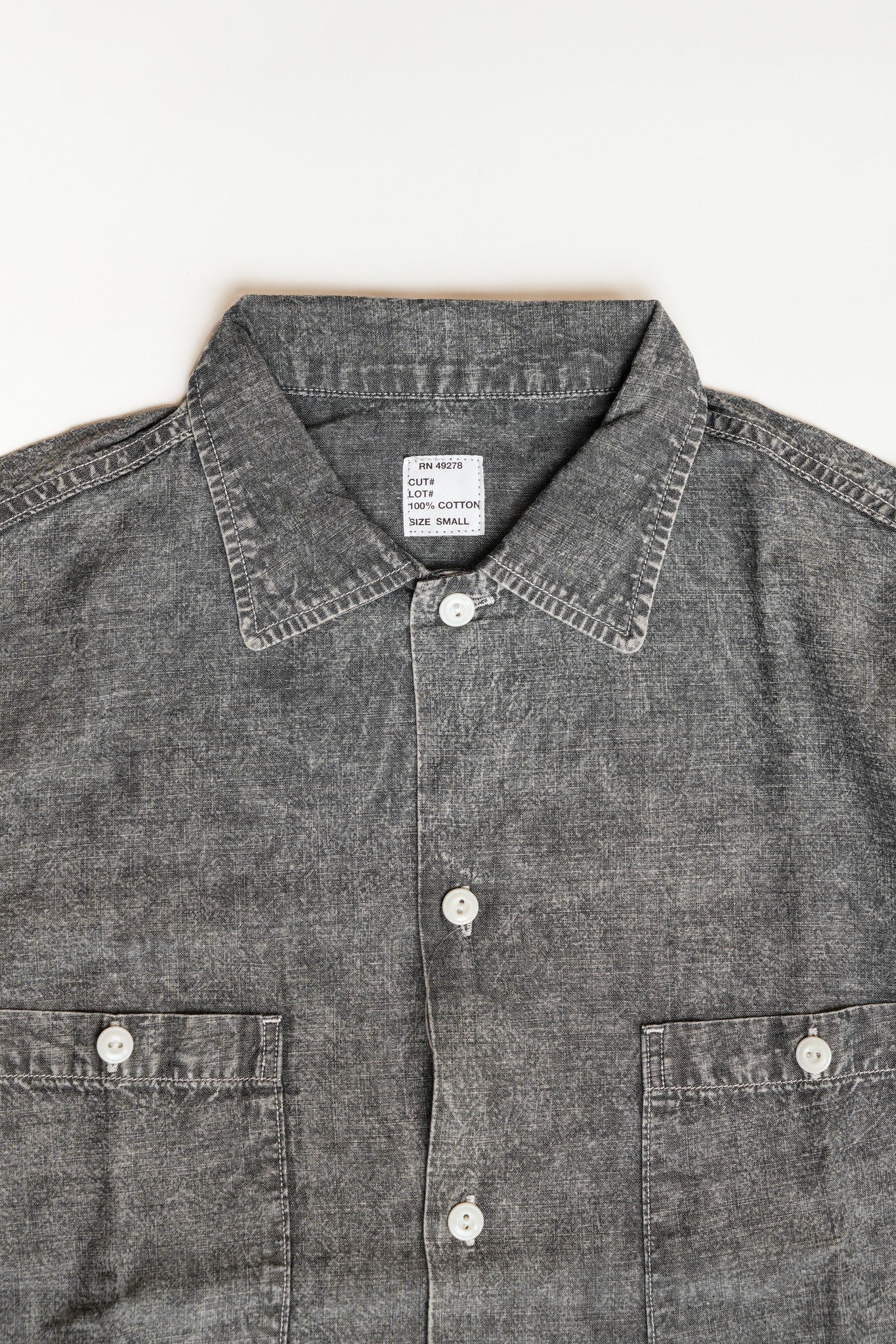 CHAMBRAY SHIRT - BLACK CHEMICAL