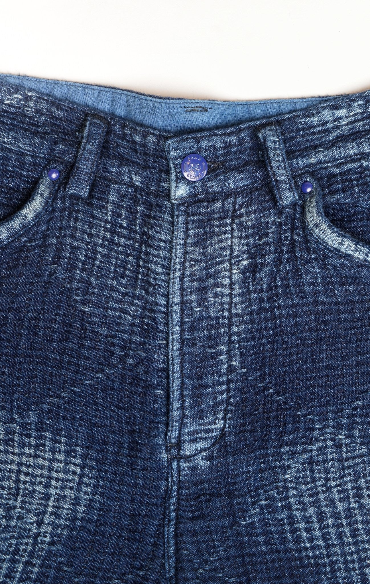 HEAVY SASHIKO CLASSIC PANTS - INDIGO