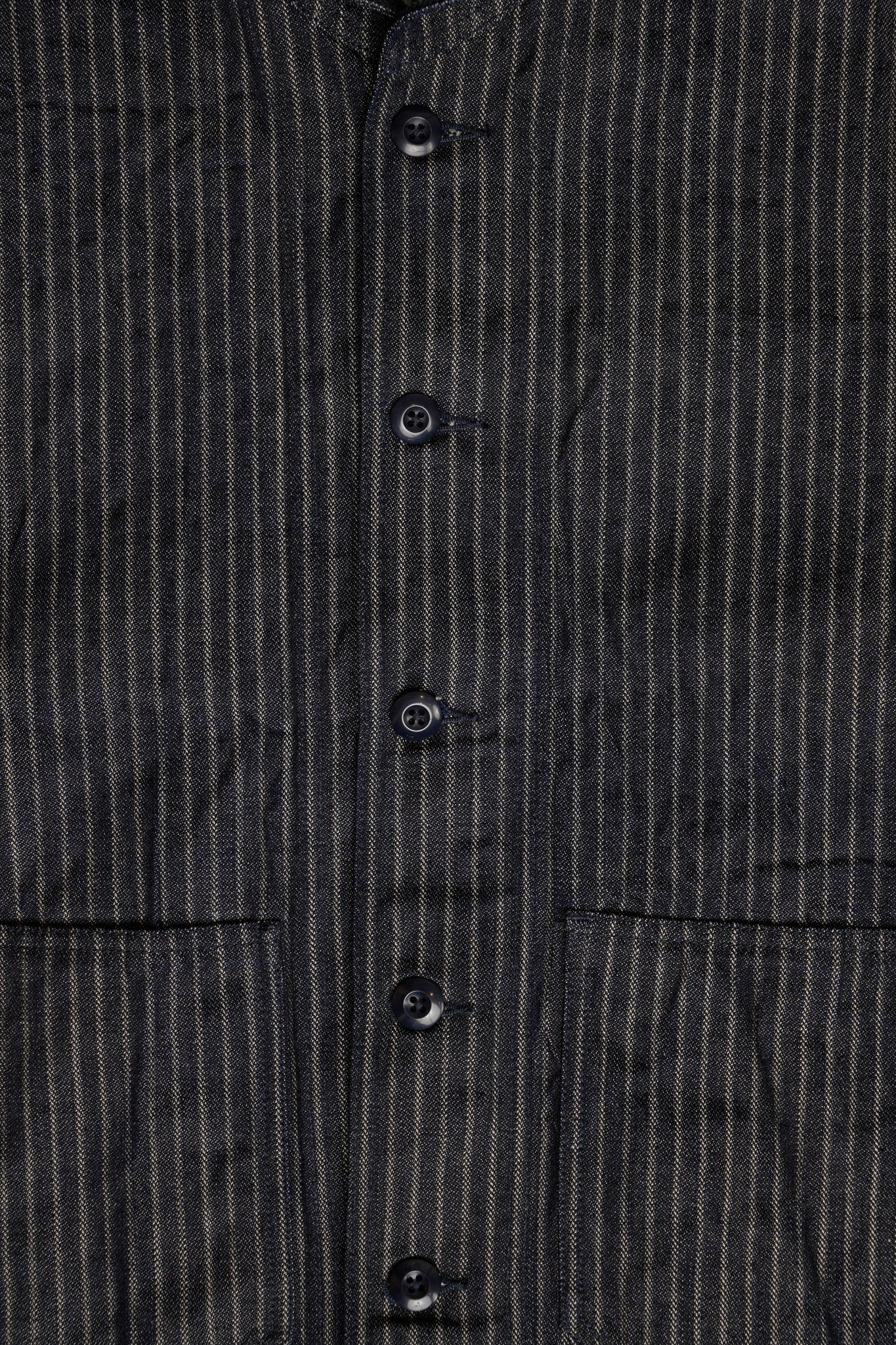 Shawl Collar Jacket - Herringbone Stripe