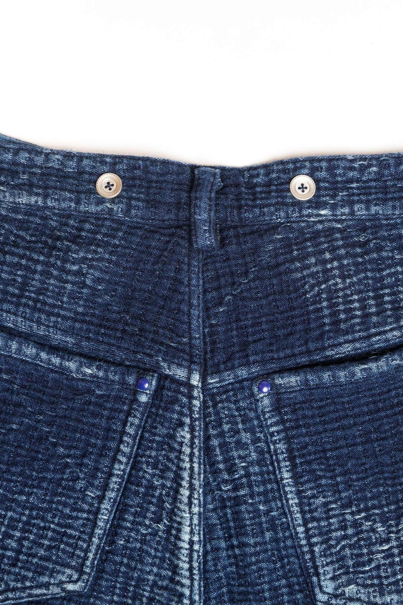 HEAVY SASHIKO CLASSIC PANTS - INDIGO