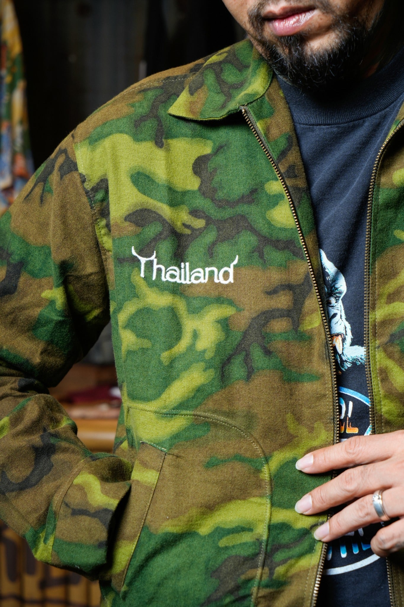 TRACK JACKET - TROOPER CAMO