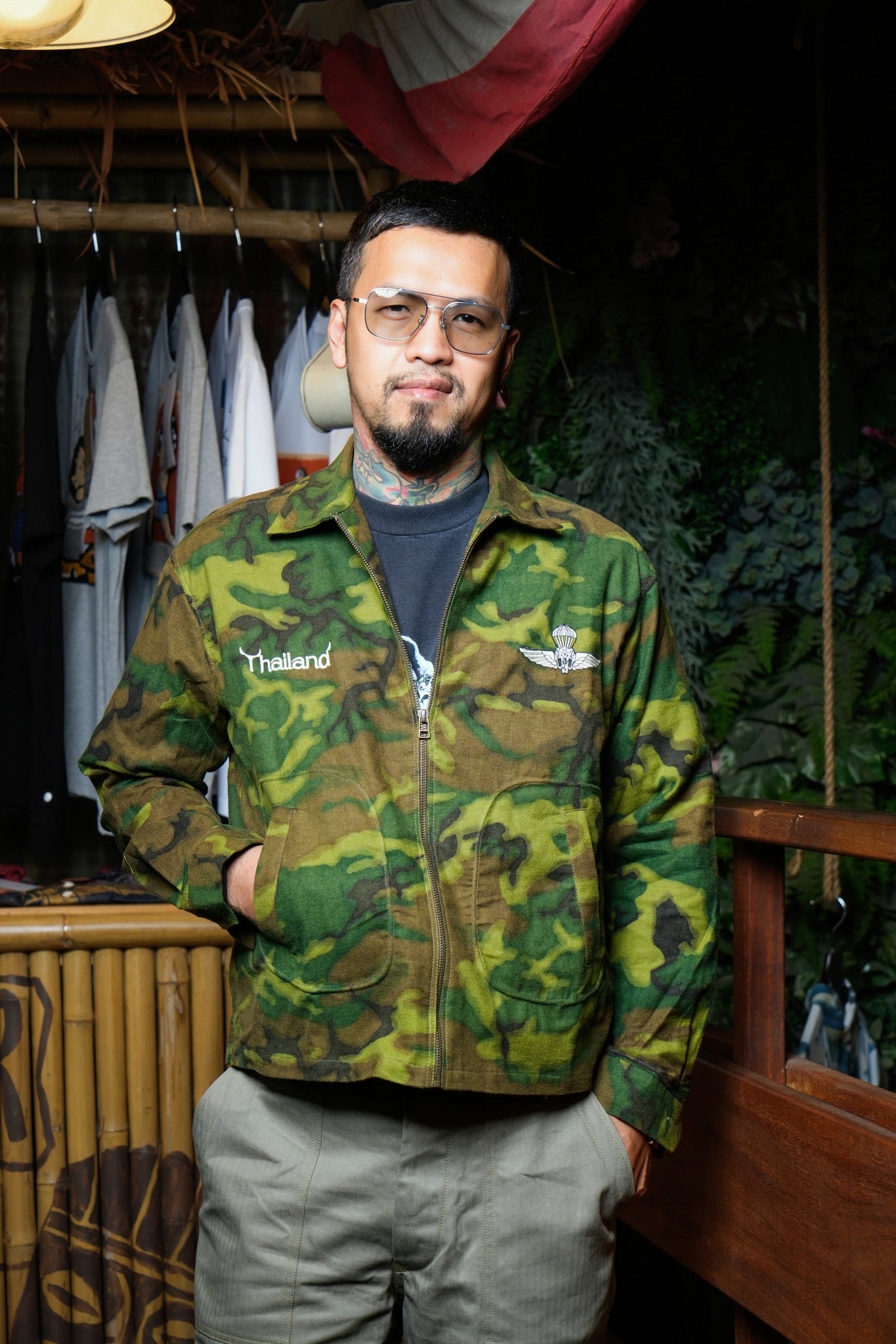 TRACK JACKET - TROOPER CAMO
