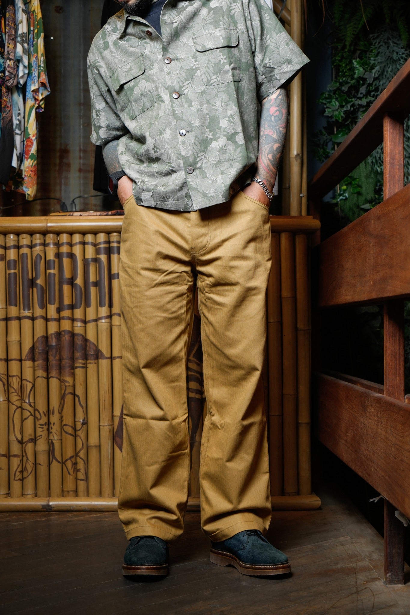 N-3 UTILITY TROUSERS - KHAKI HBT