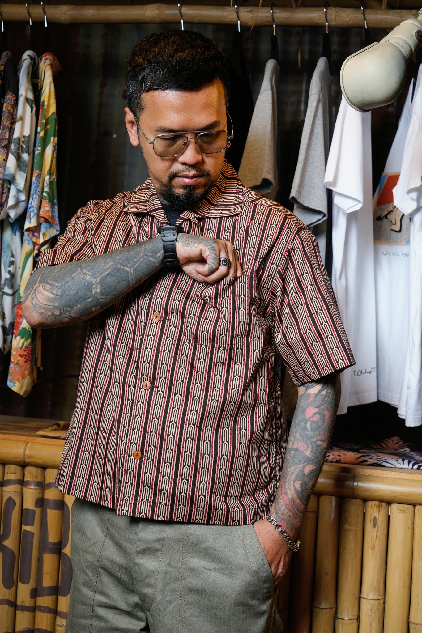 SANTA MONICA SHIRT - NATIVE STRIPE