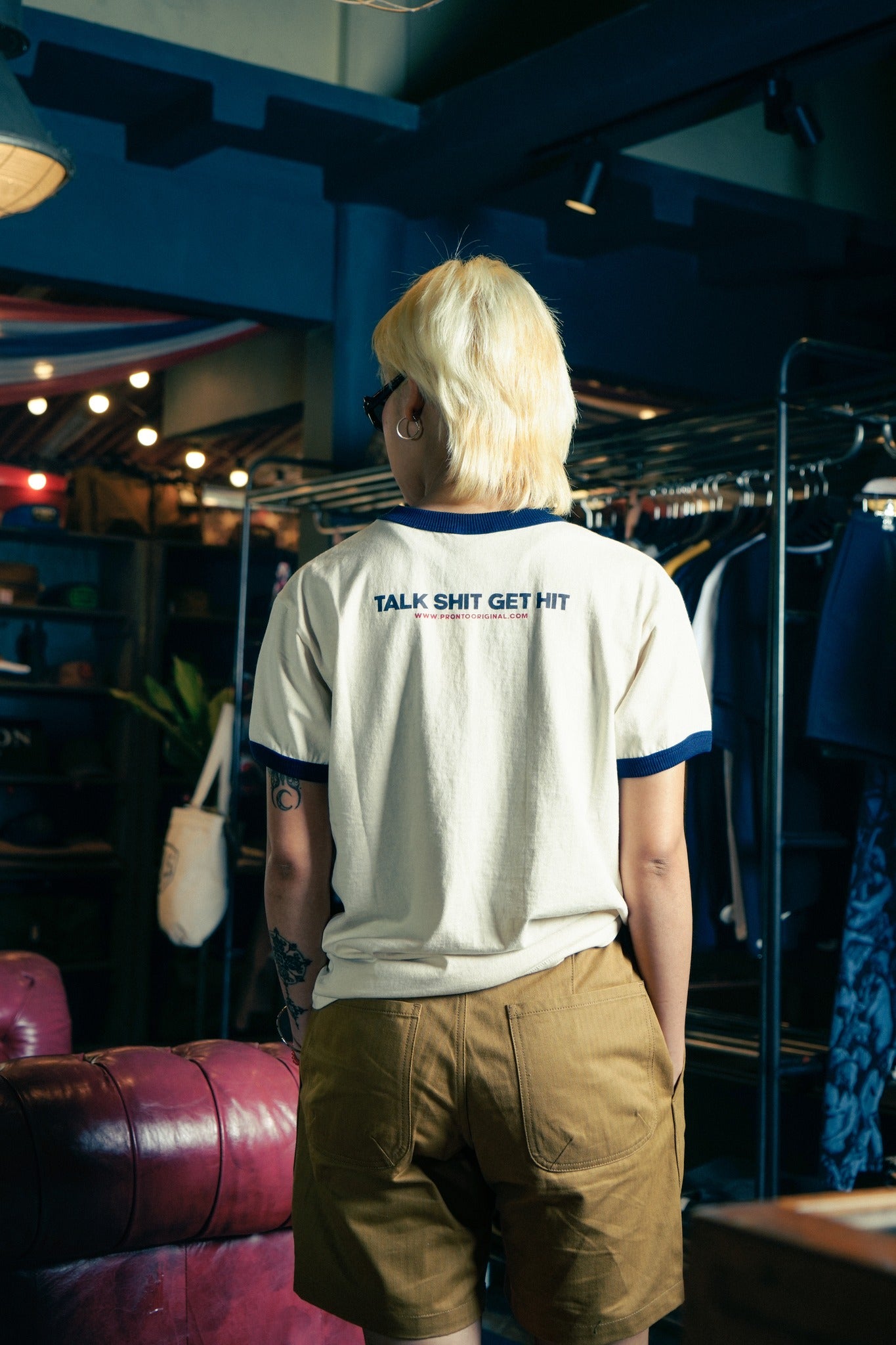 Original Ringer Tee - Embrace Violence