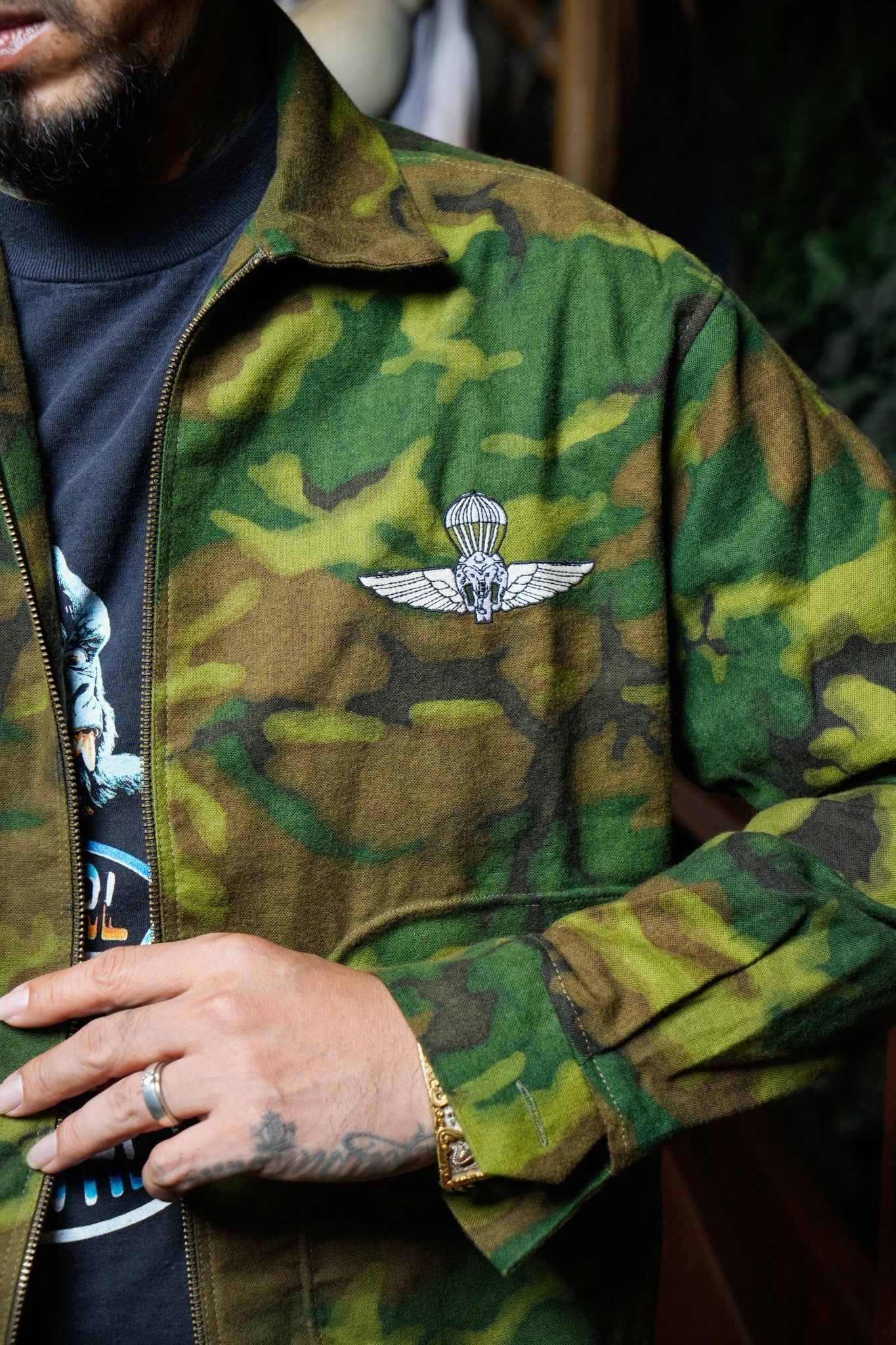 TRACK JACKET - TROOPER CAMO