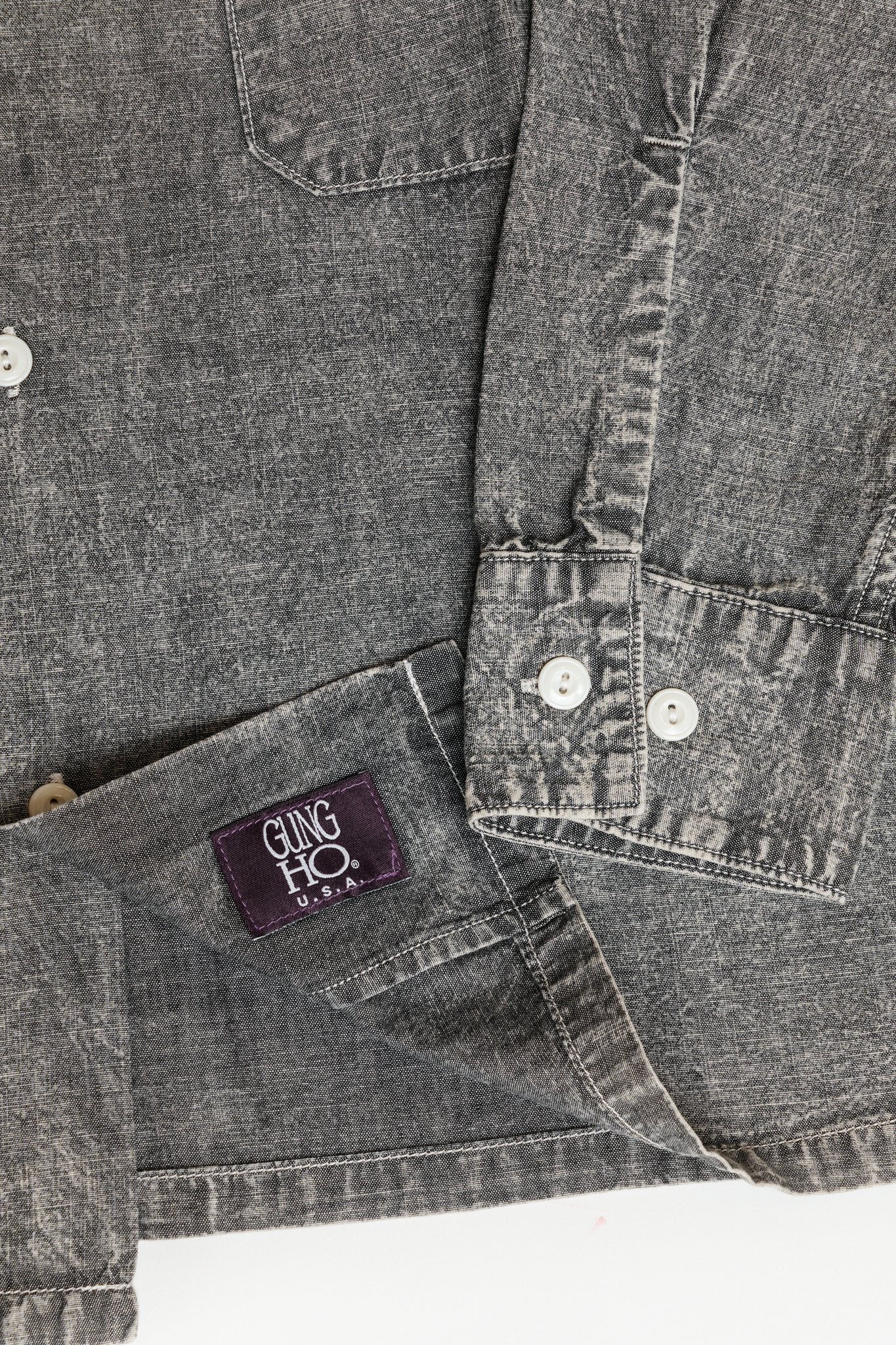 CHAMBRAY SHIRT - BLACK CHEMICAL