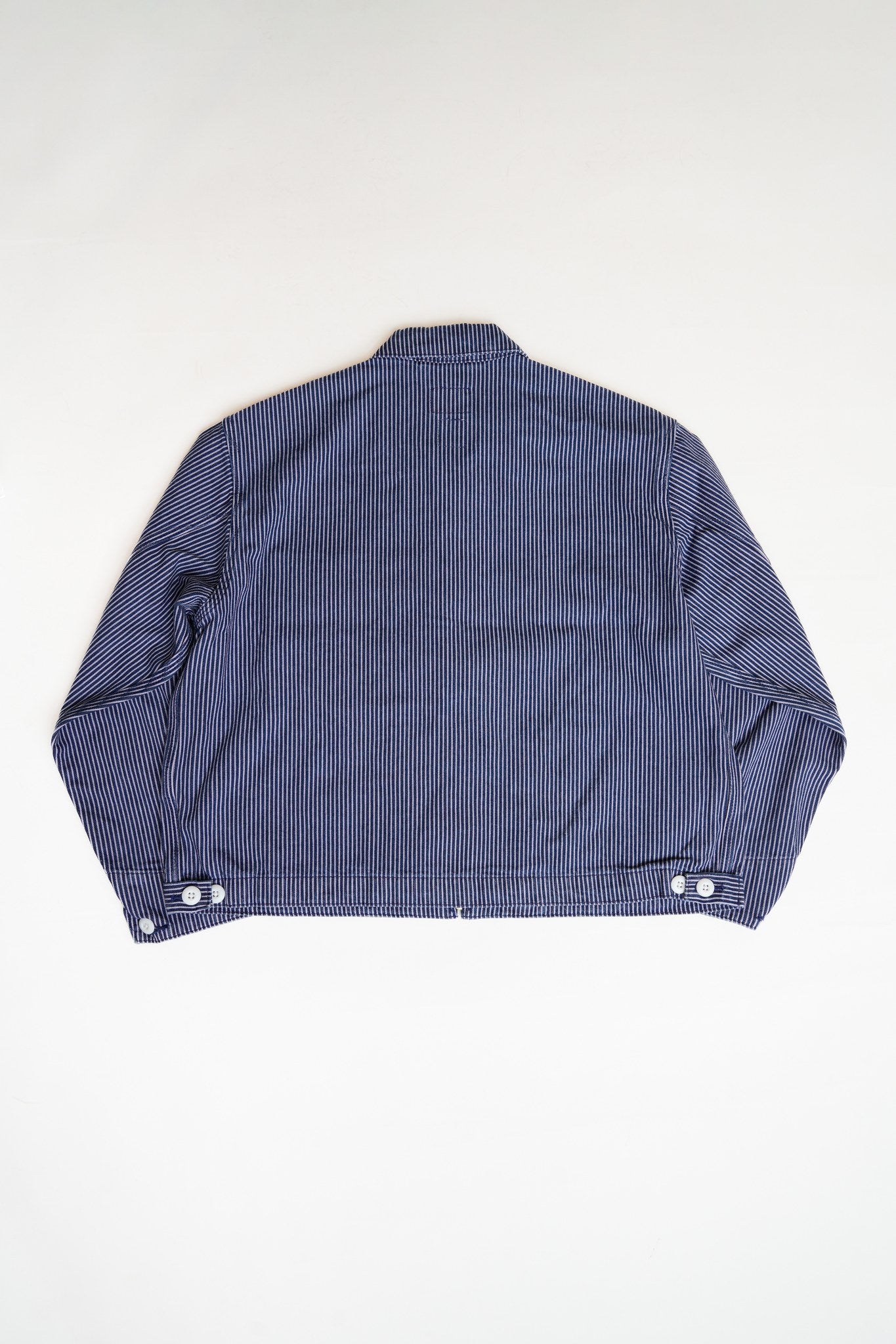 WORK JACKET (HICKORY) - BLUE GREY