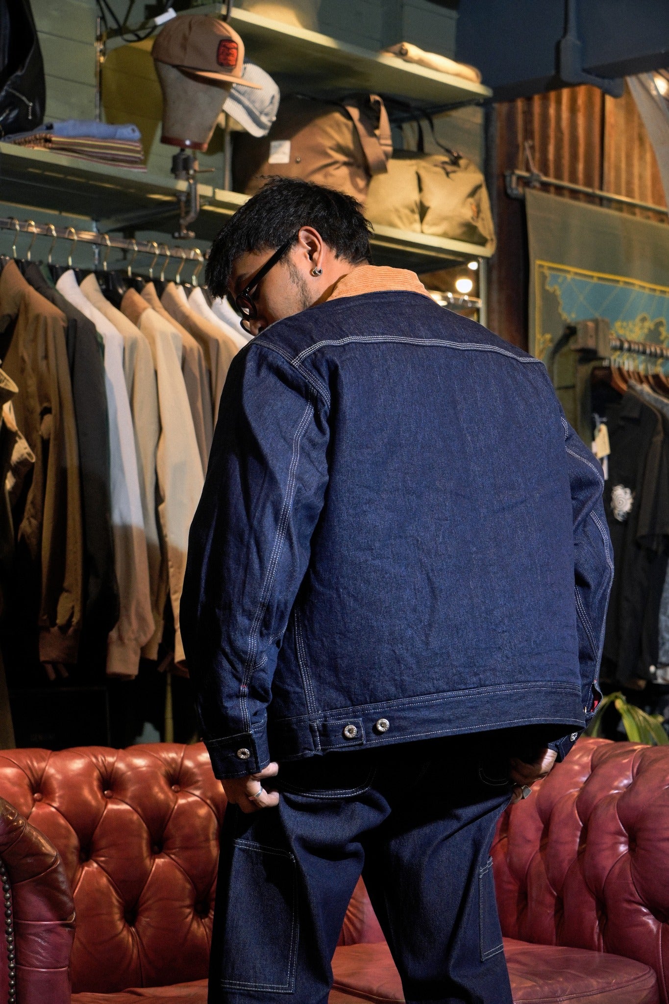 WORK SHORT JKT ROY ROGER'S WORKWEAR DENIM SW - DENIM