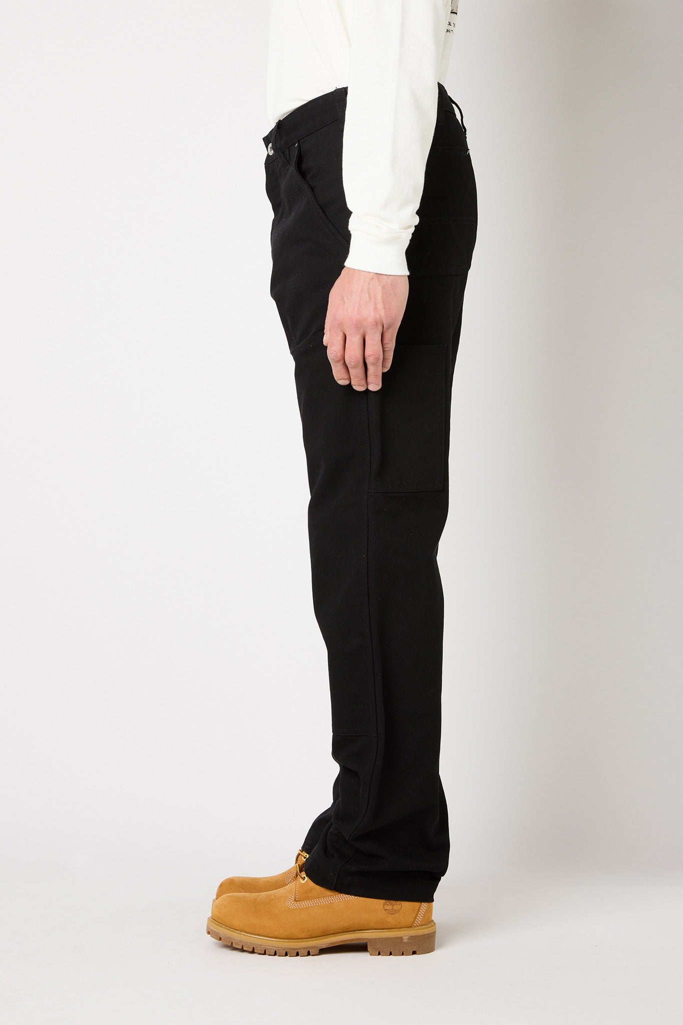 STATEMENT DOUBLE KNEE PANT ROY ROGER'S WORKWEAR - BLACK