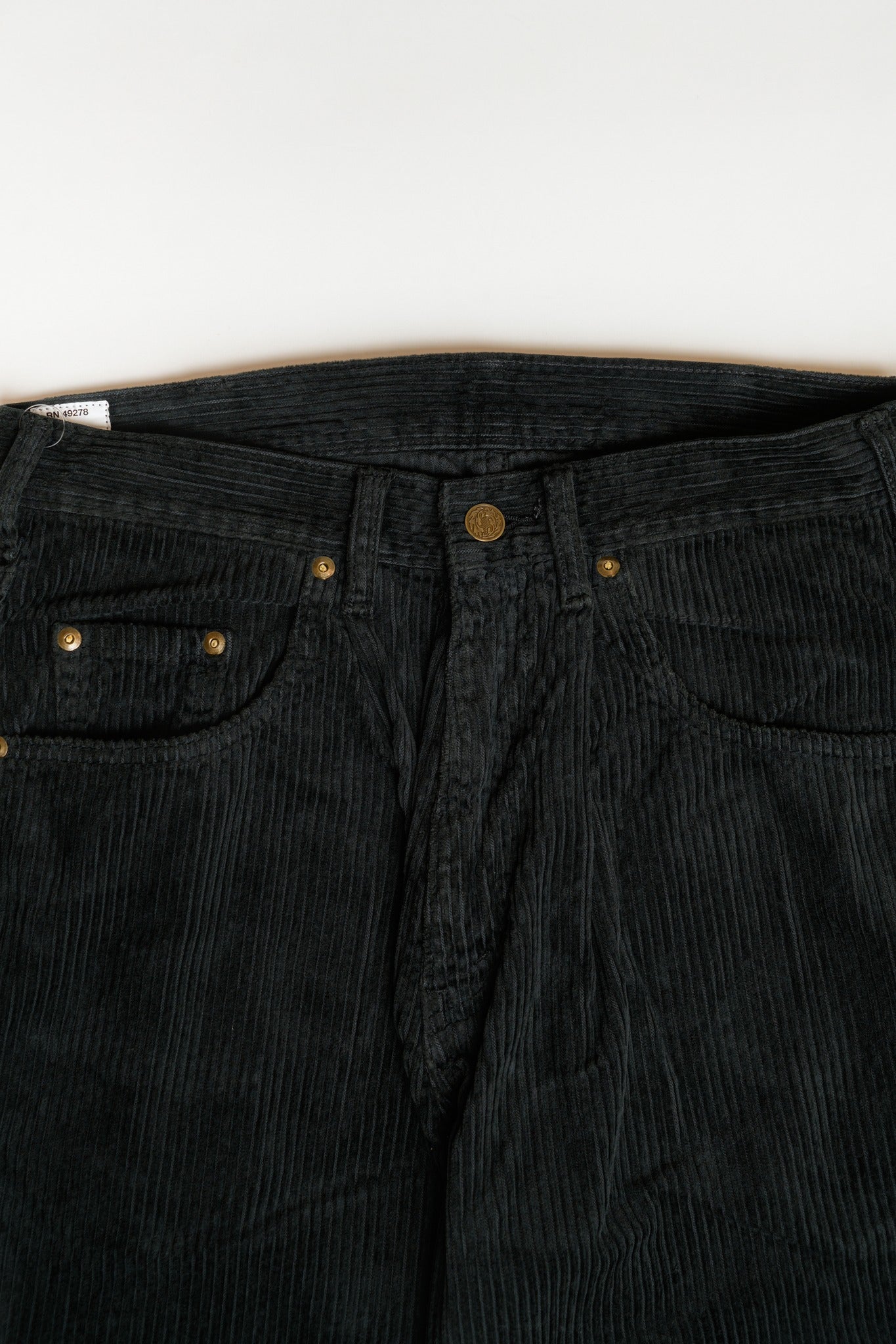 BOOTS CUT PANTS (14W CORDUROY) - BLACK