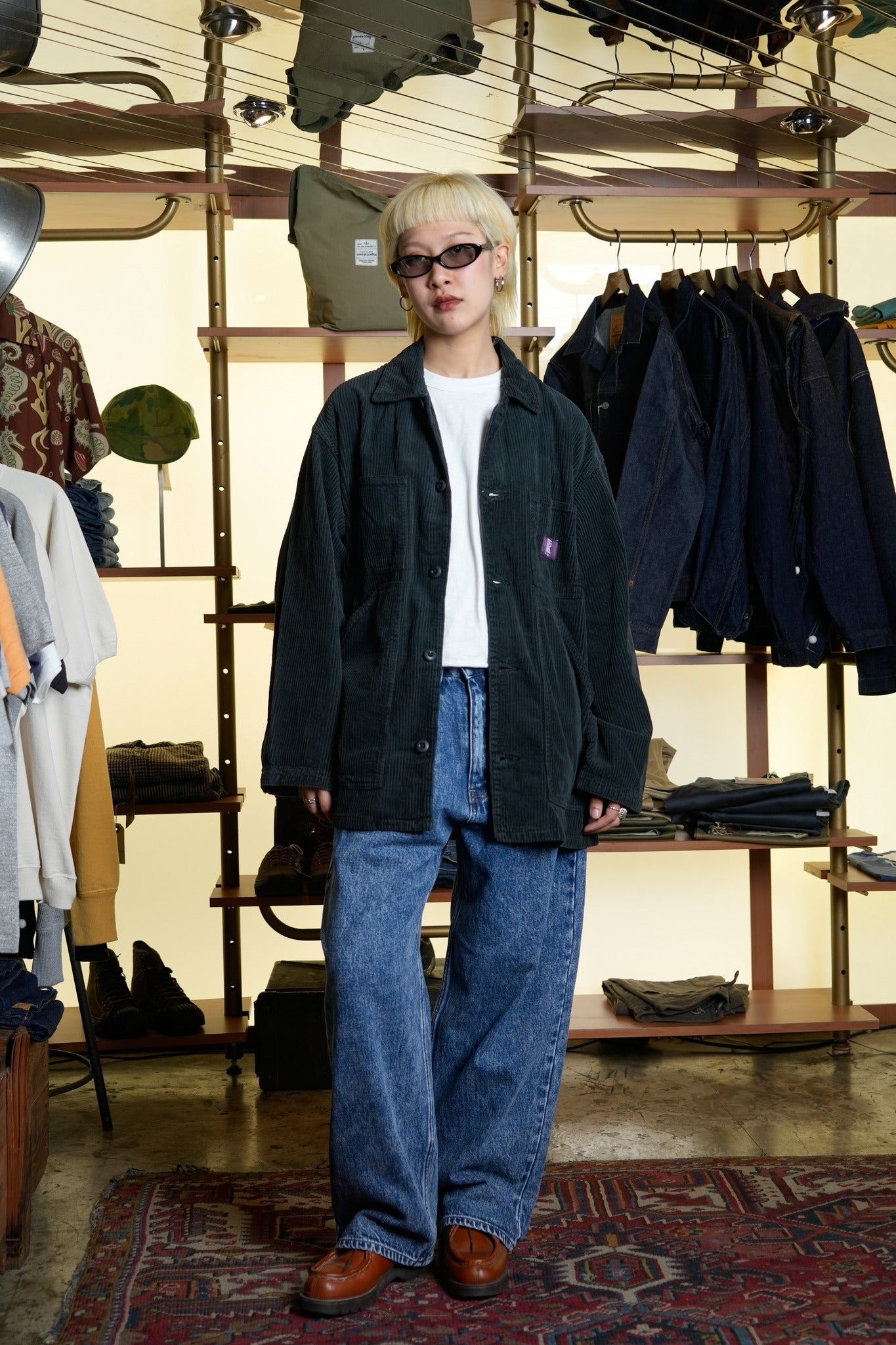 FATIGUE COVER JACKET (9W CORDUROY) - BLACK