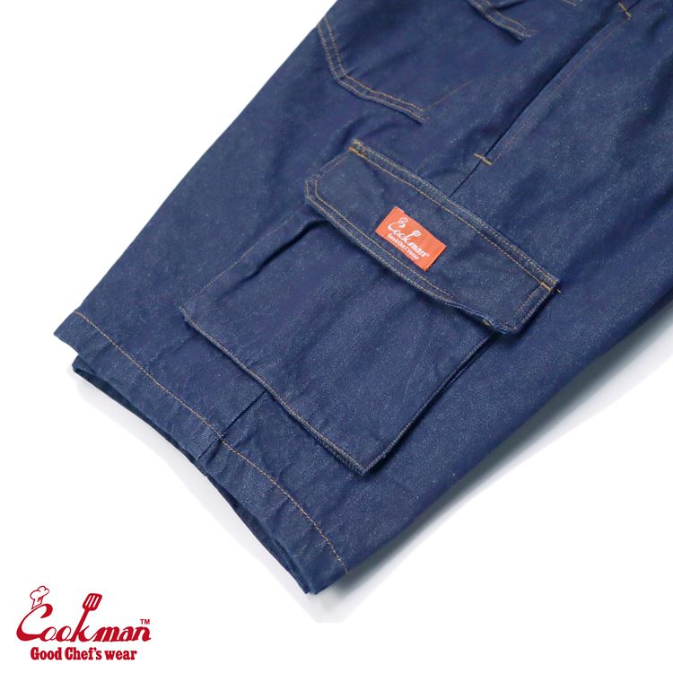 CHEF SHORT PANTS CARGO DENIM - NAVY