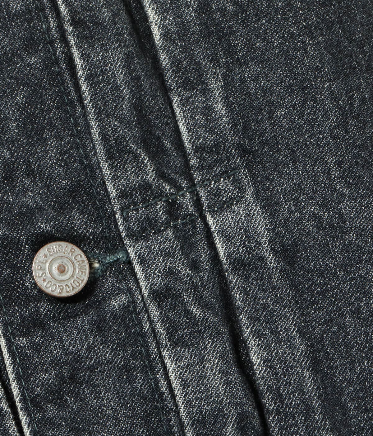 SC15650H 14.25oz. BLACK DENIM JACKET 1953 AGED MODEL - INDIGO