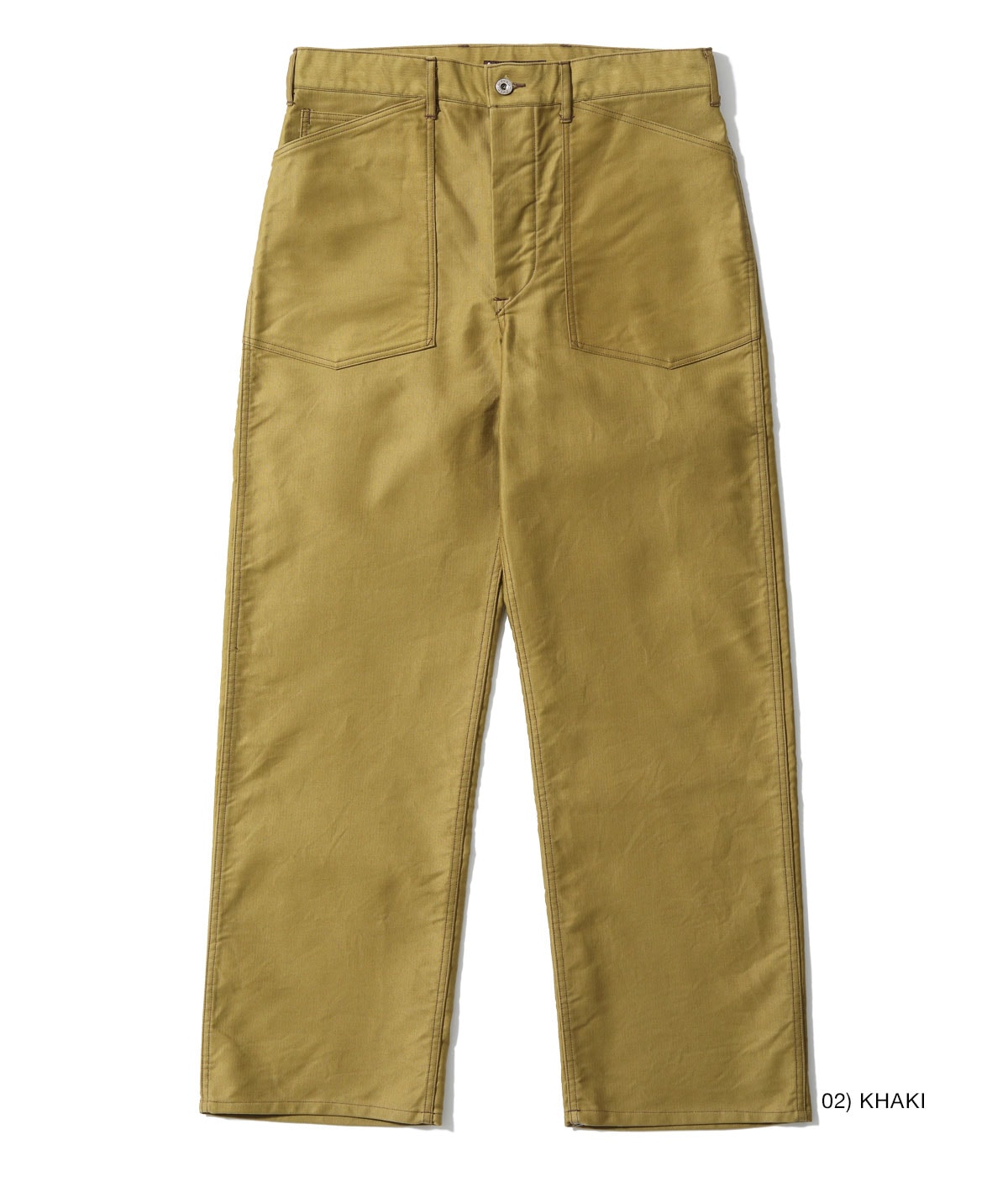 BR42597 AVIATION ASSOCIATES JUNGLE CLOTH ARMY WORKING TROUSERS - KHAKI