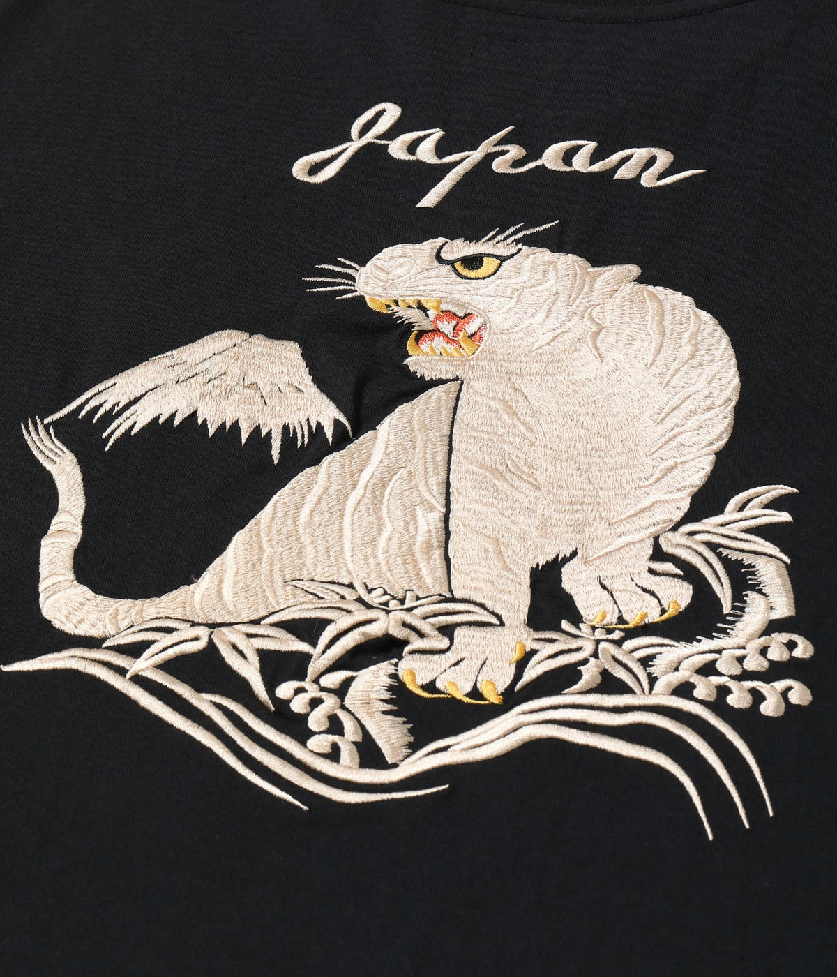 TT79743 SUKA T-SHIRT EMBROIDERED TIGER - BLACK