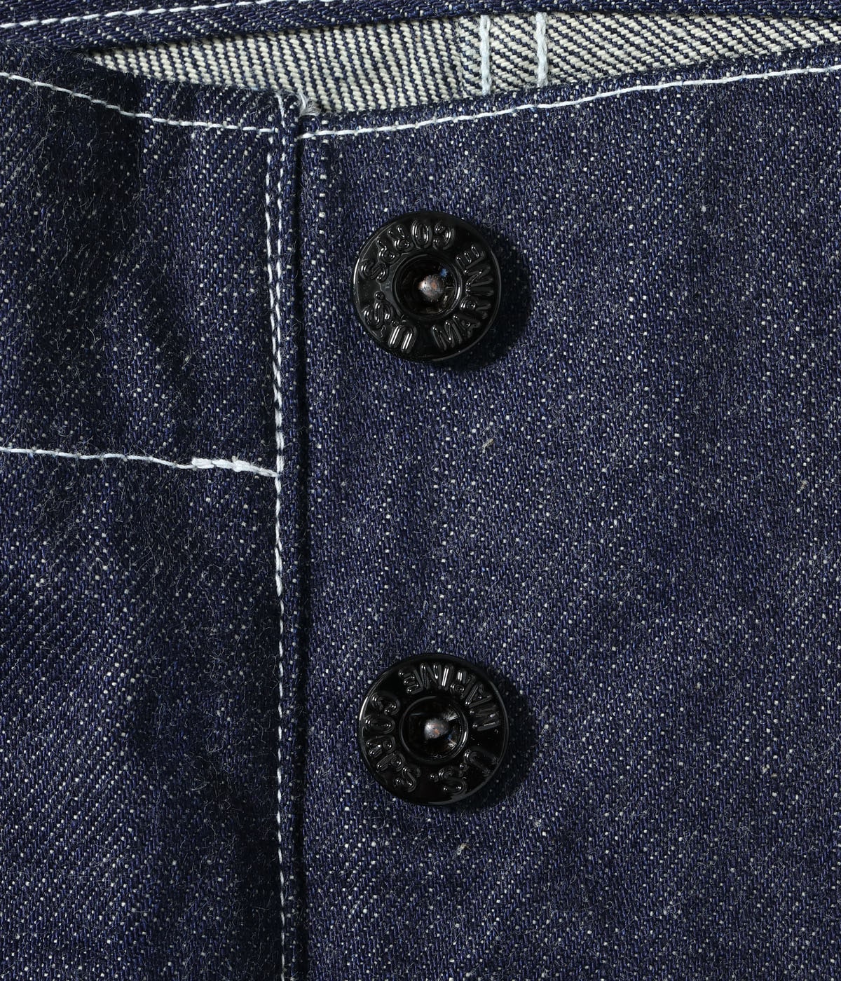 BR42637 U.S. MARINE CORPS M-1944 DENIM CIV. PANTS SHORT LENGTH - INDIGO