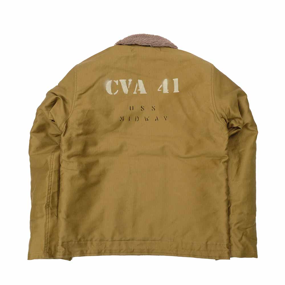 BR15766 N-1 NAVAL CLOYHING DEPOT DEMOTEX-ED STENCIL MIDWAY - KHAKI