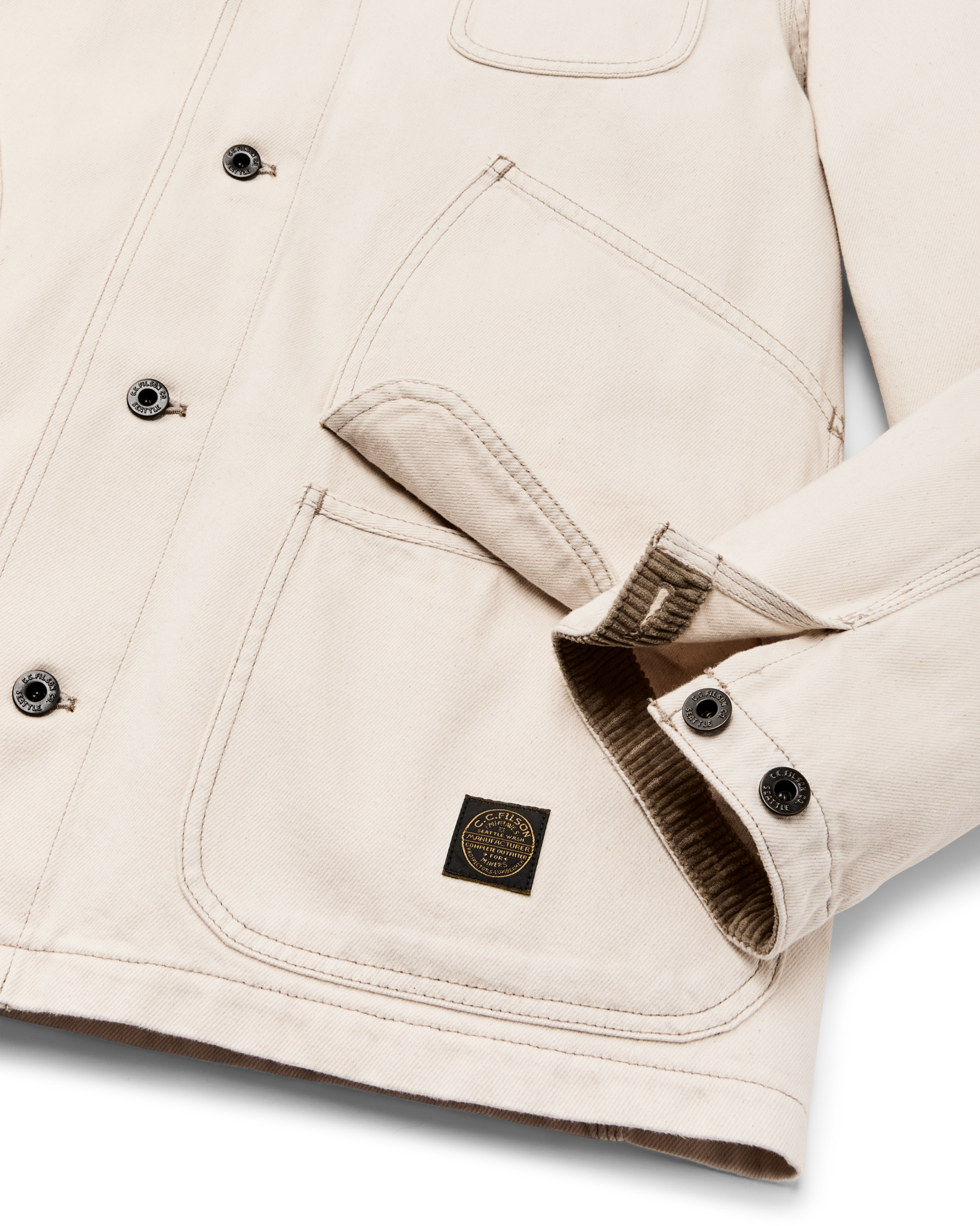 11-oz. Denim Outfitter Jacket - NATURAL SEED