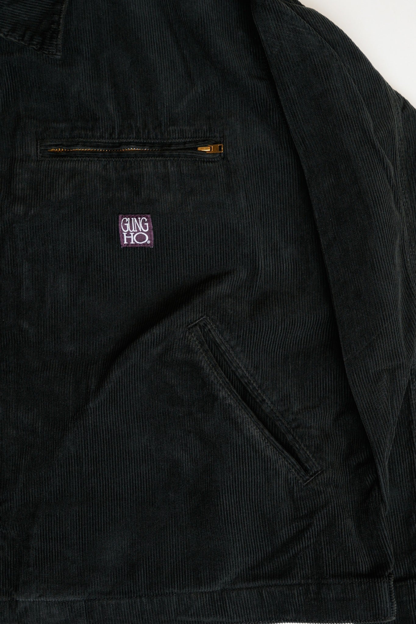 WORK JACKET (14W CORDUROY) - BLACK
