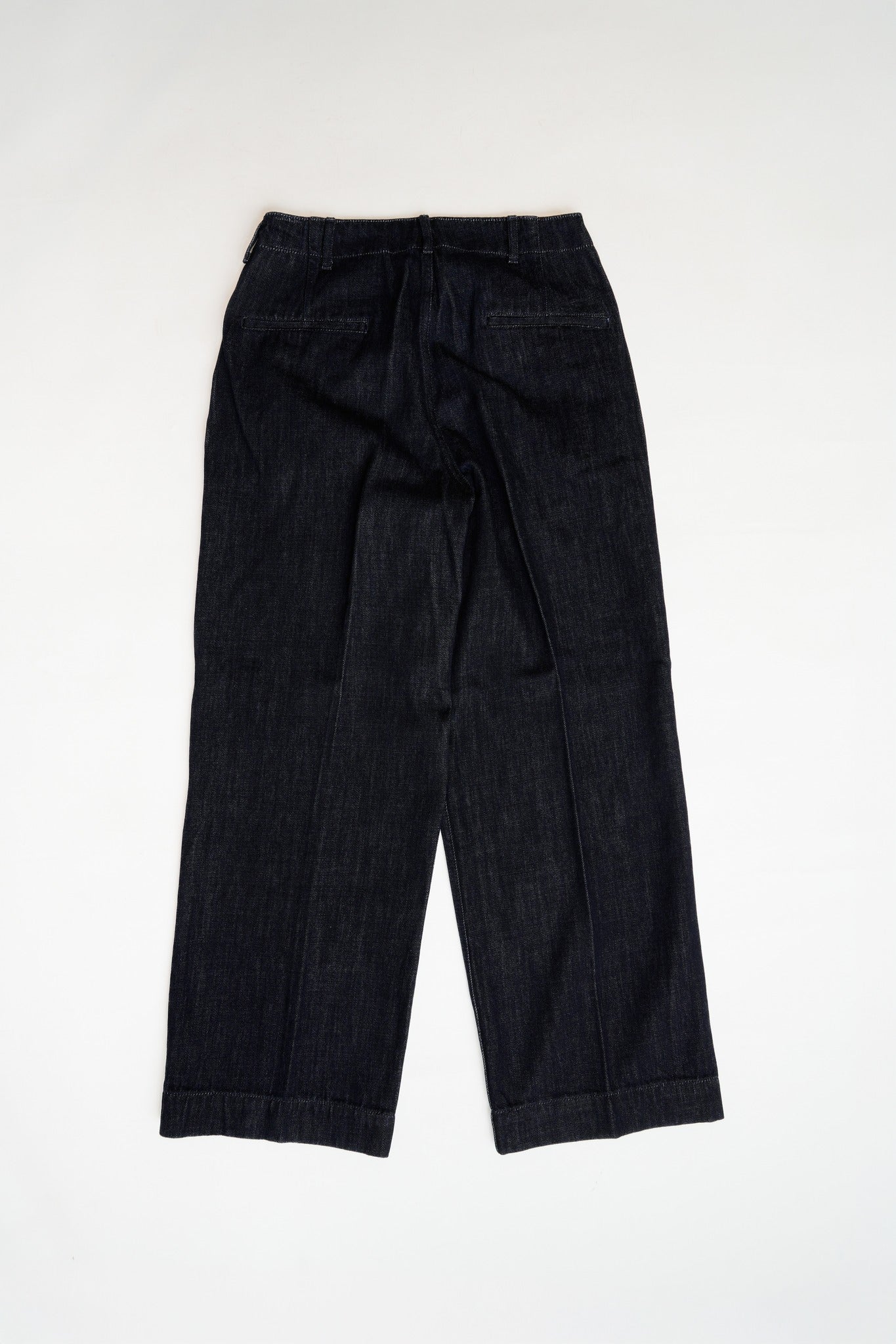 DENIM SLACKS - BLUE DENIM