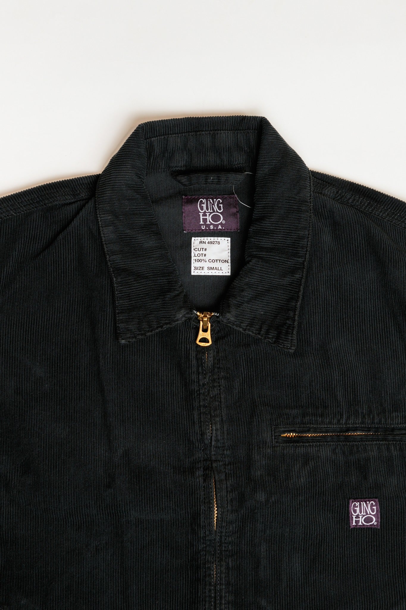 WORK JACKET (14W CORDUROY) - BLACK