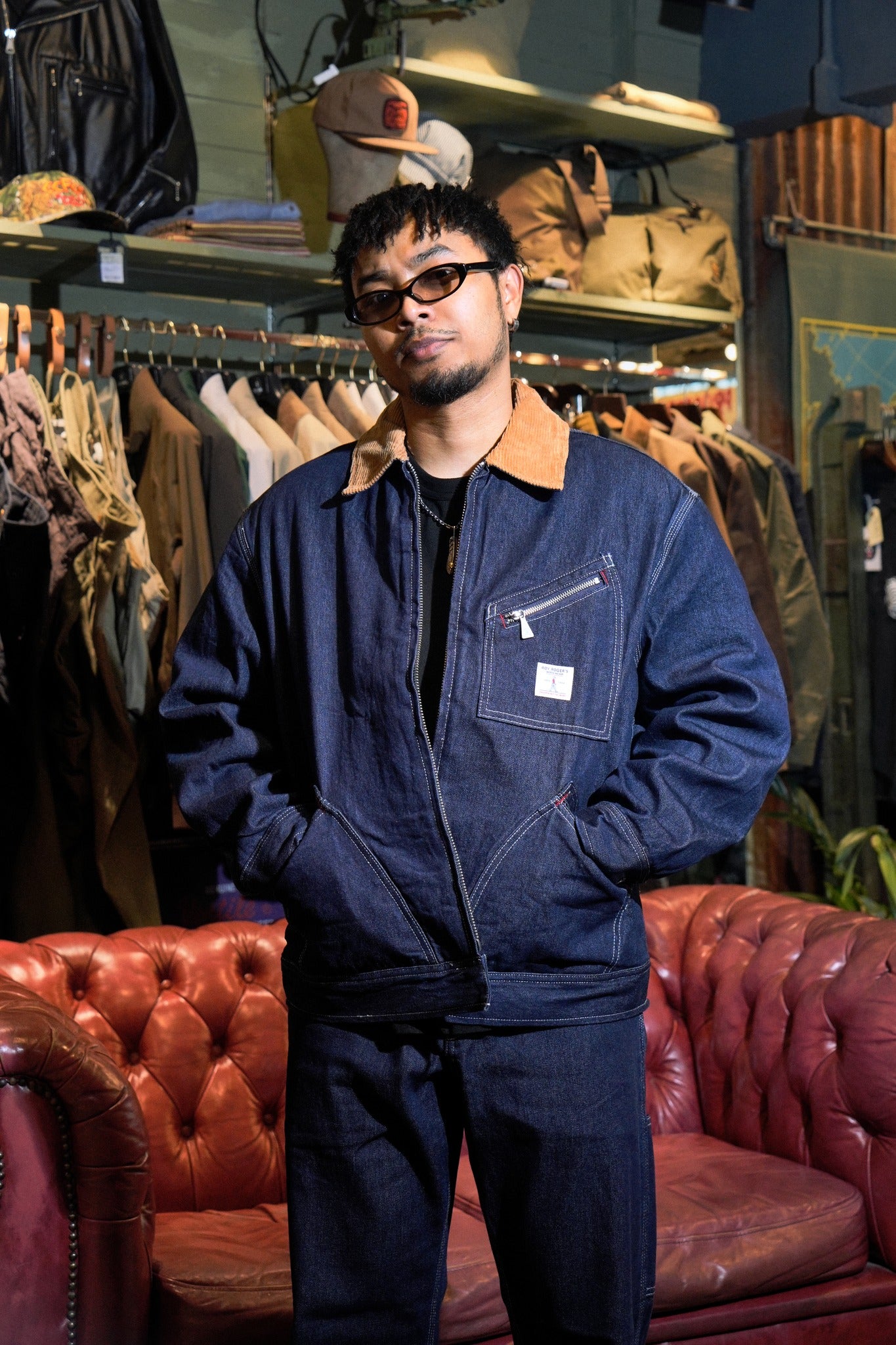 WORK SHORT JKT ROY ROGER'S WORKWEAR DENIM SW - DENIM