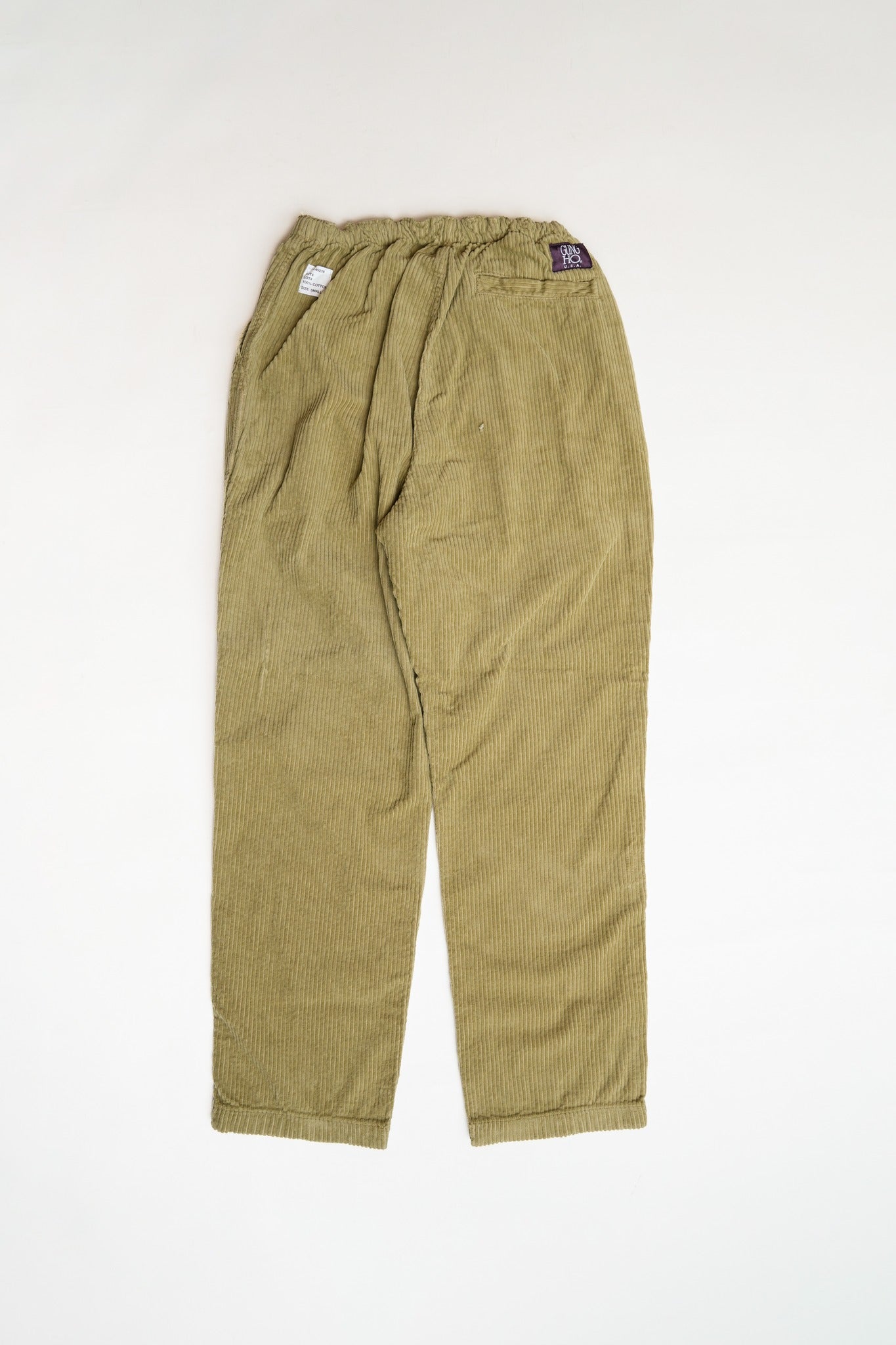 EAZY FATIGUE PANTS (9W CORDUROY) - OLIVE