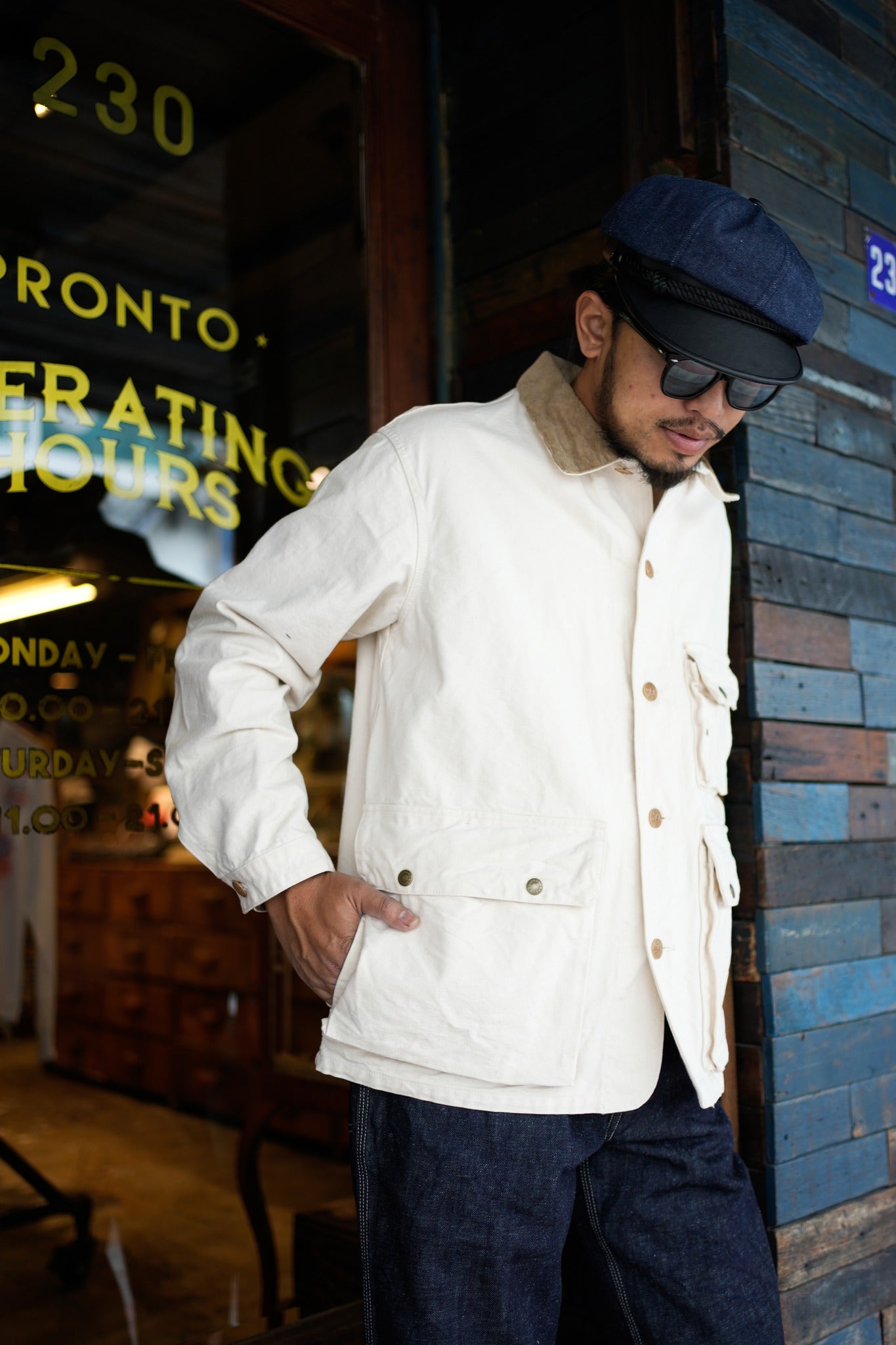 F2458 DUCK HUNTING JKT - ECRU