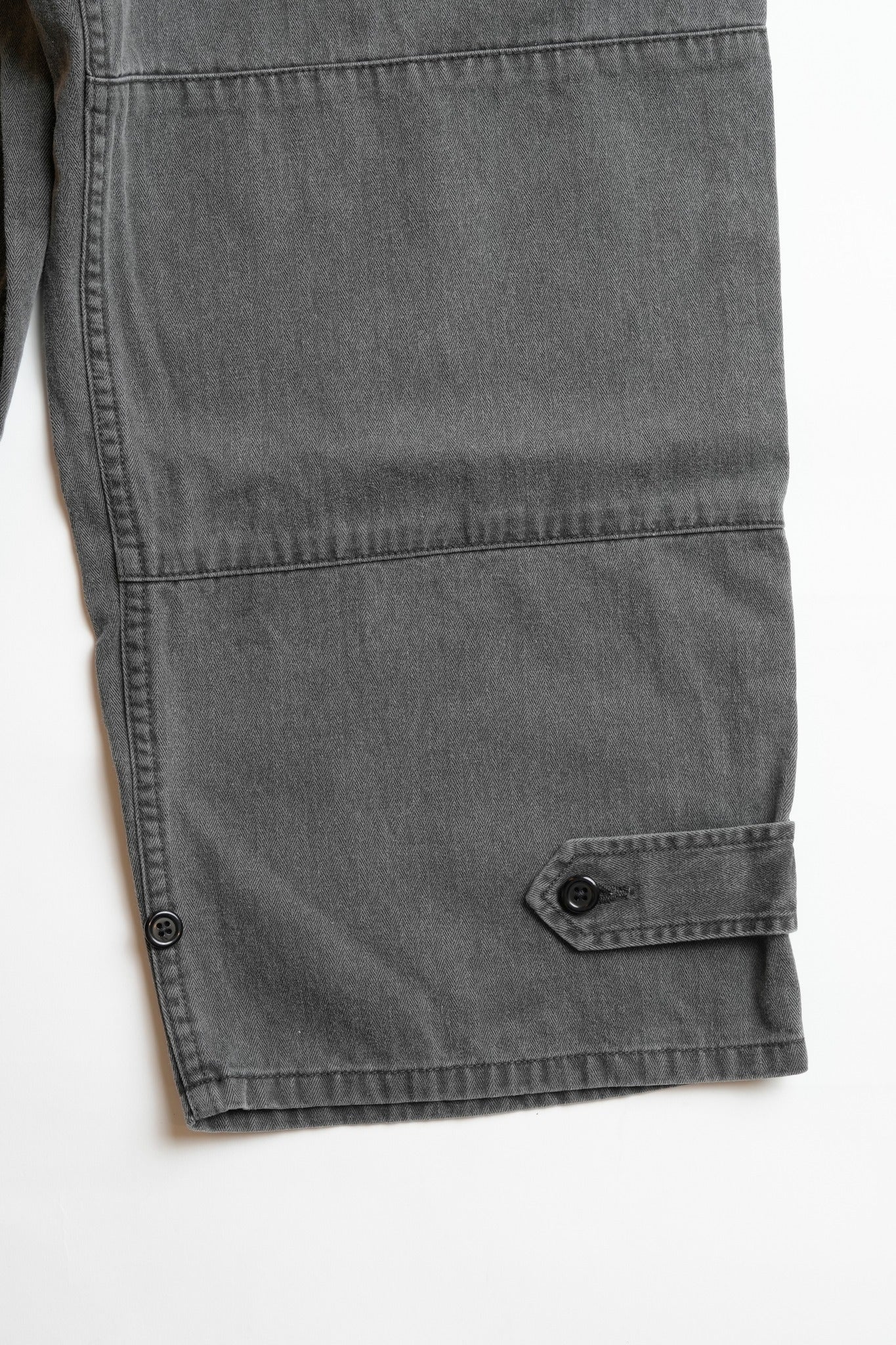 COTTON HBT FRENCH M-47 STYLE PANTS - BLACK